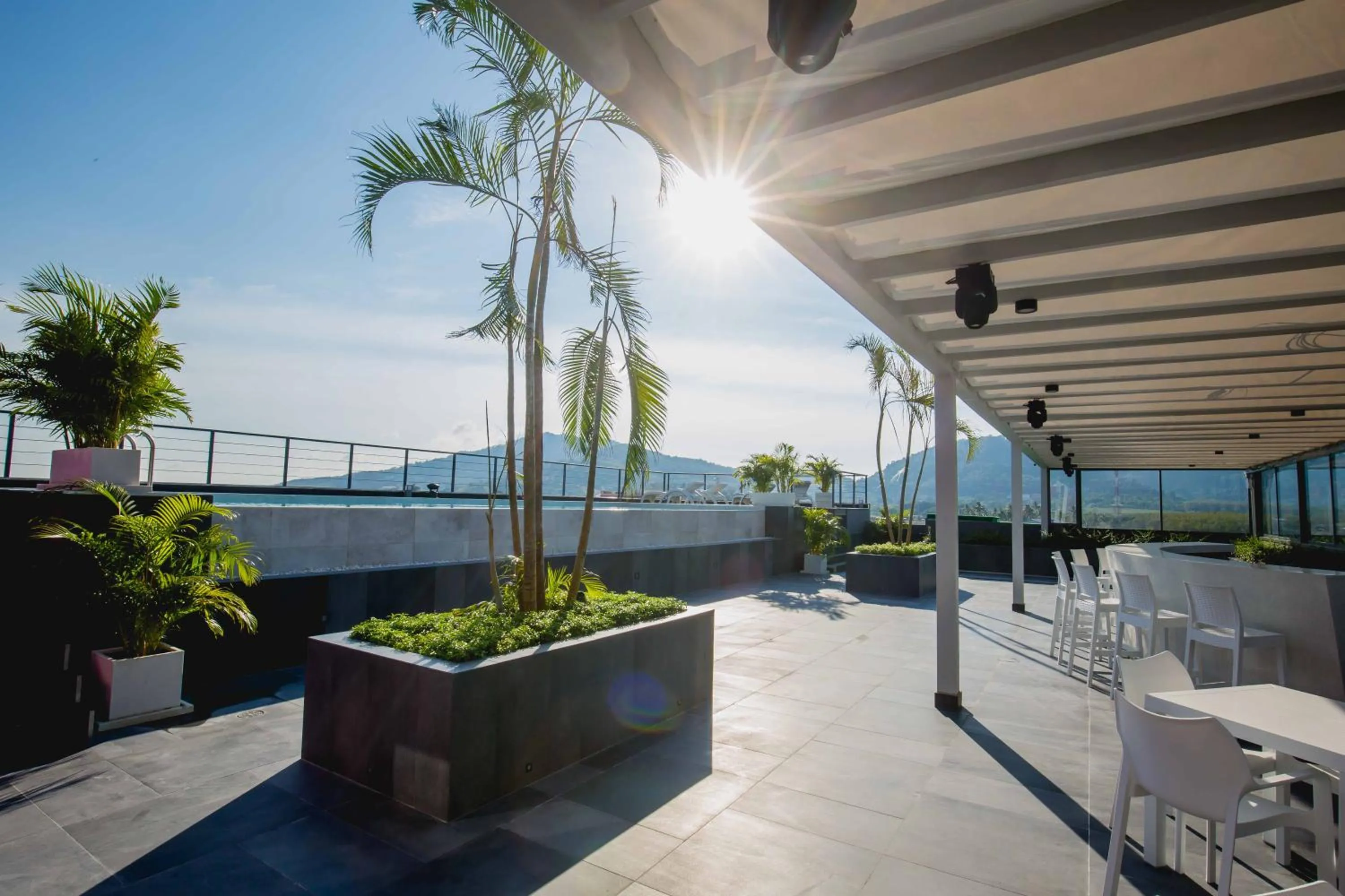 Swimming pool in NOON Village Tower 1