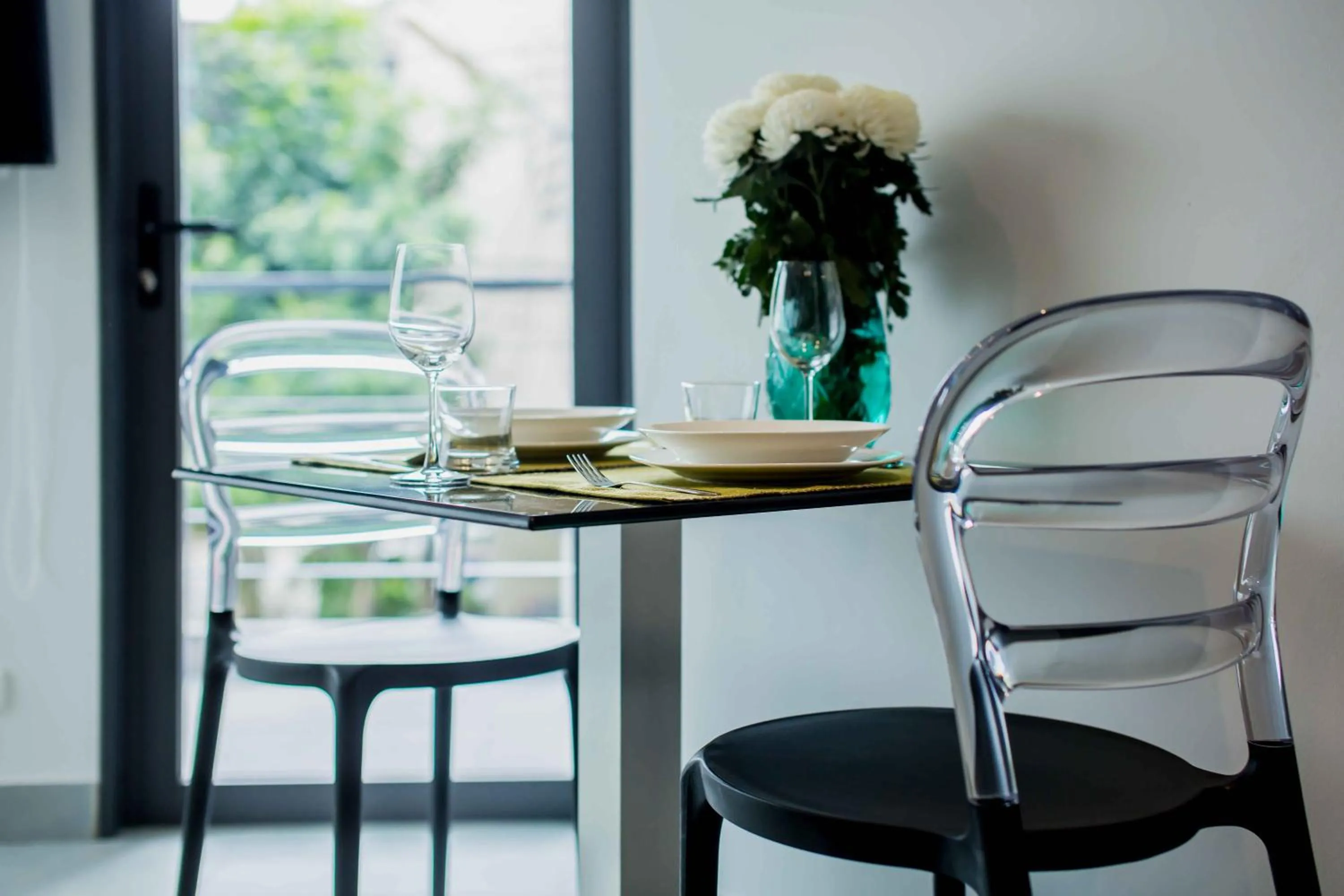 Dining area in NOON Village Tower 1