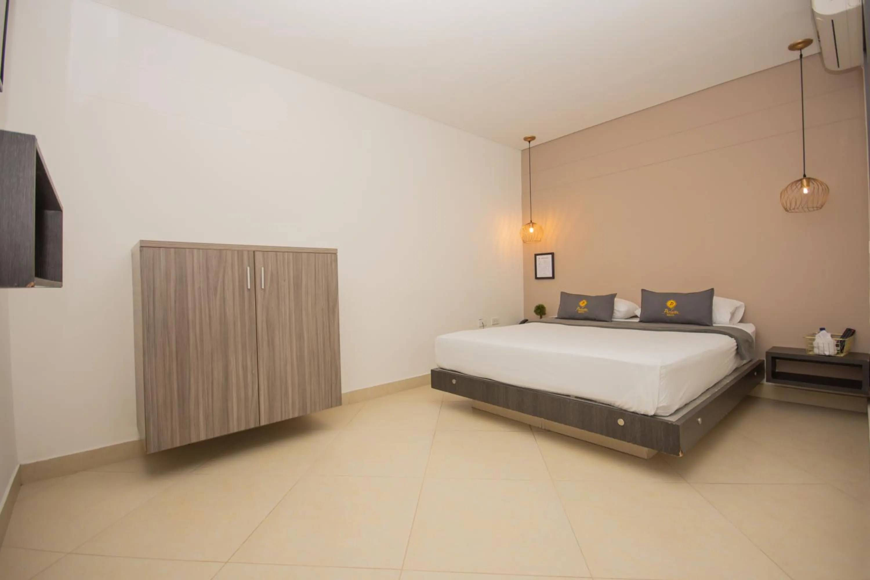 Bed in Hotel Perlatto