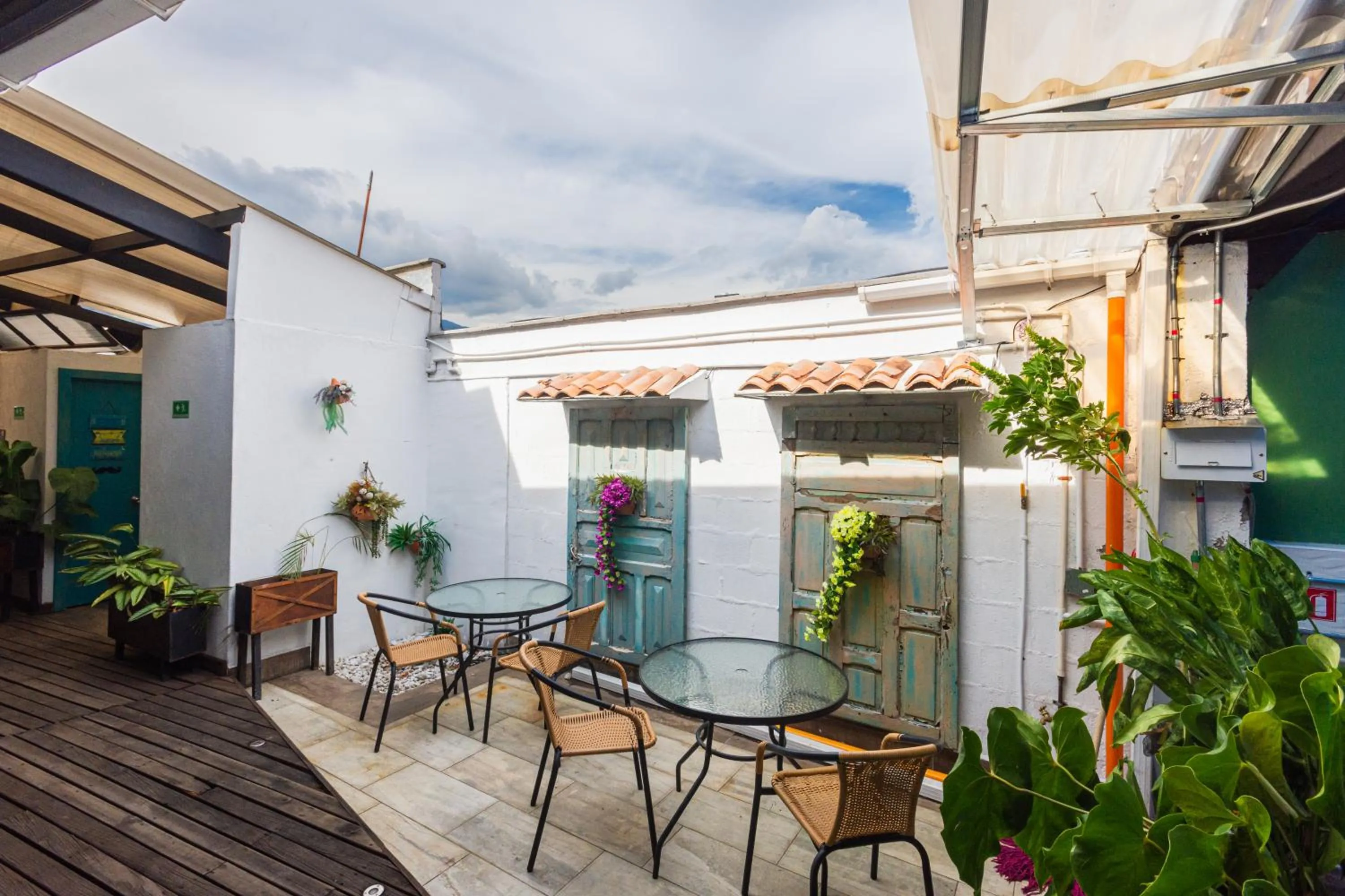 Patio in Hotel Perlatto