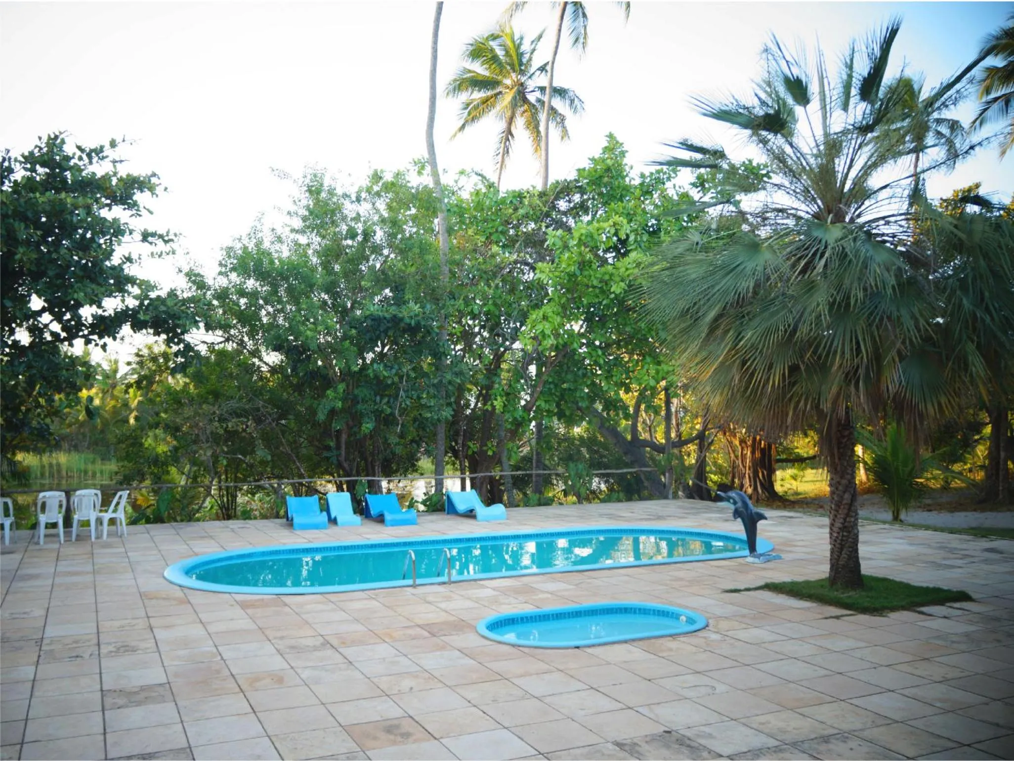 Swimming pool in Pousada Mar de Estrelas