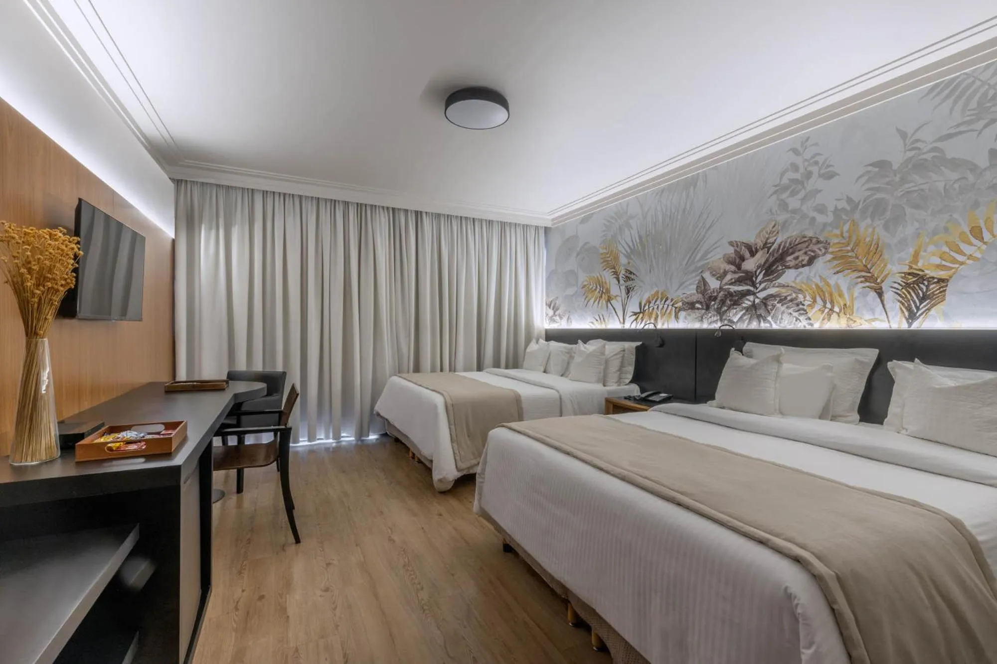 Bed in Sia Park Executive Hotel