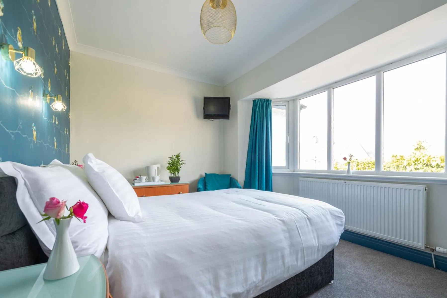 Bedroom, Bed in Rickerby Grange