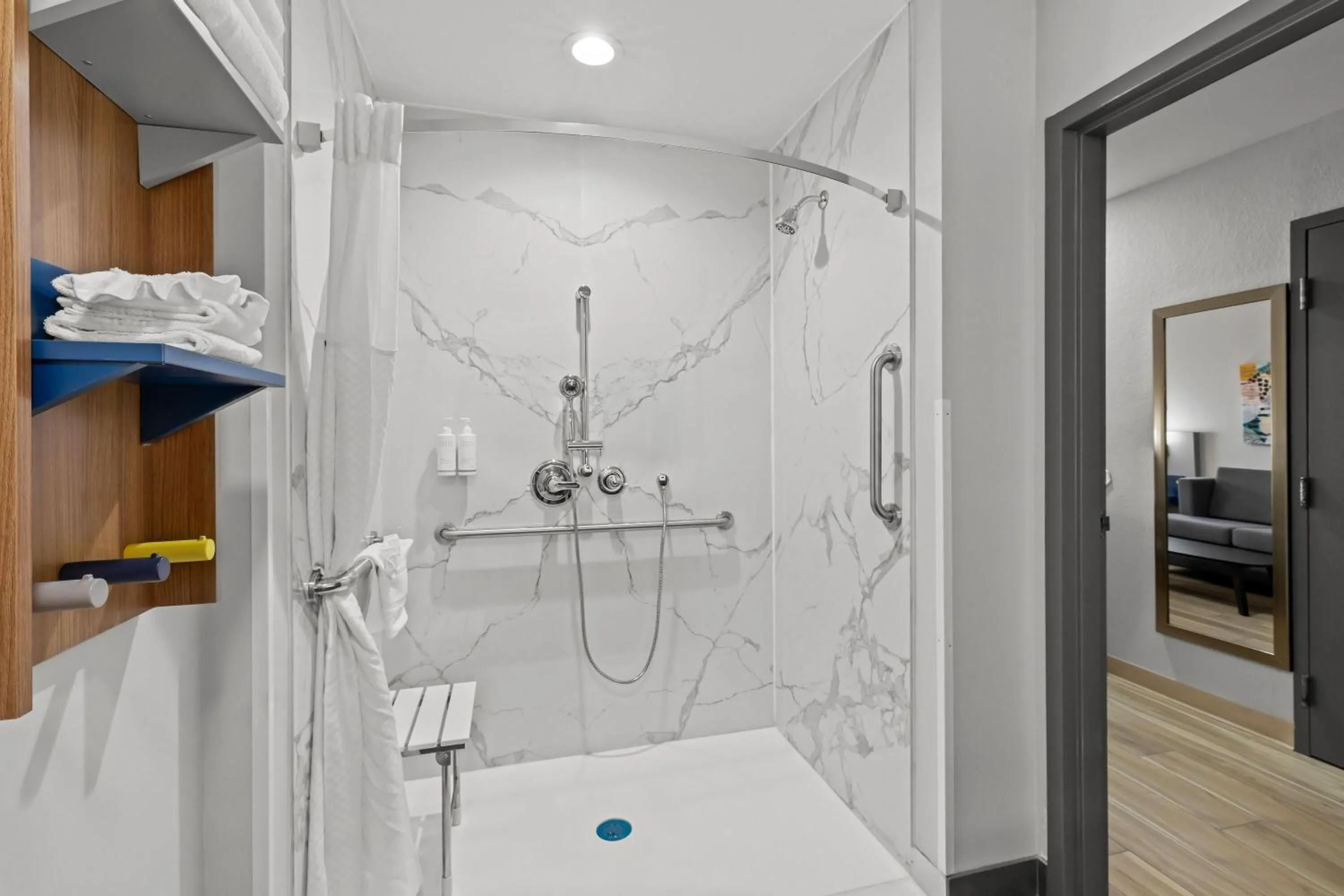 Shower in Microtel Inn & Suites by Wyndham Norcross