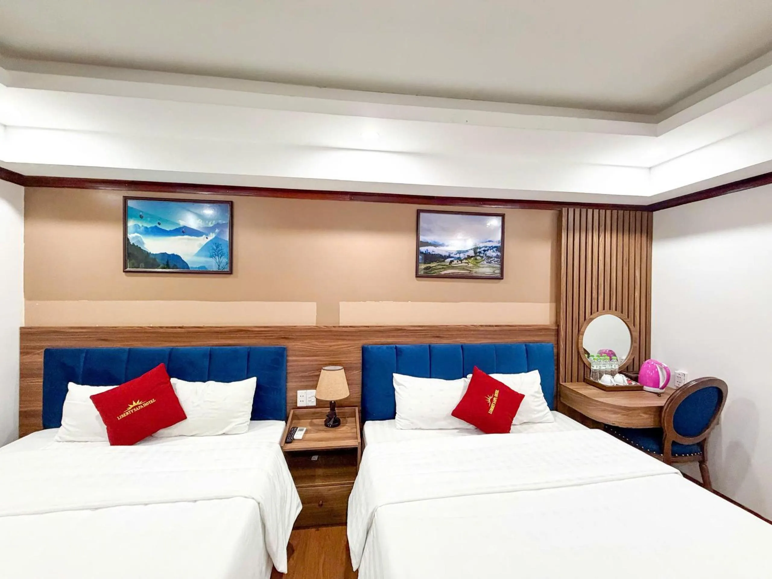 Bed in Liberty Sapa Hotel