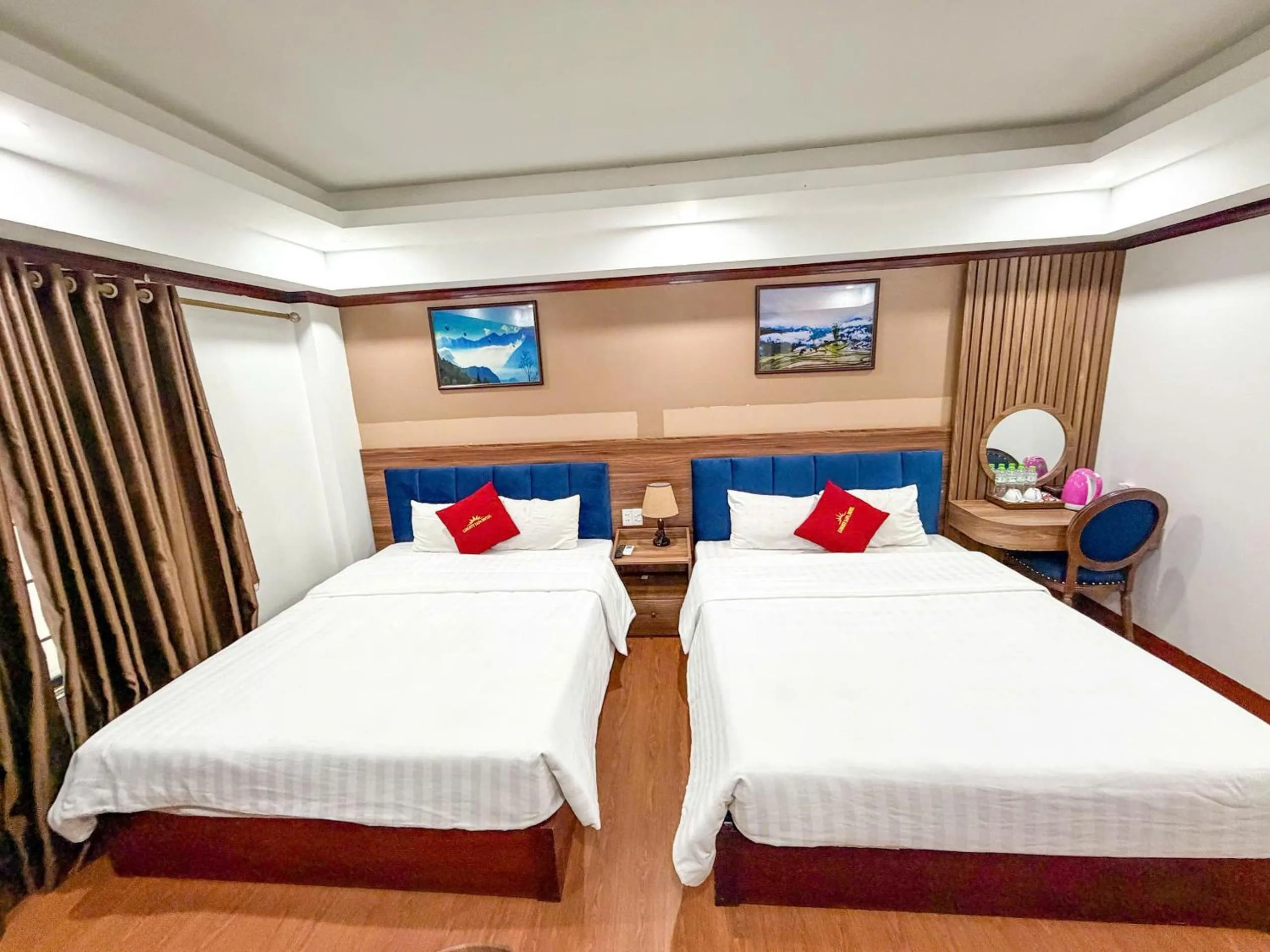 Bed in Liberty Sapa Hotel