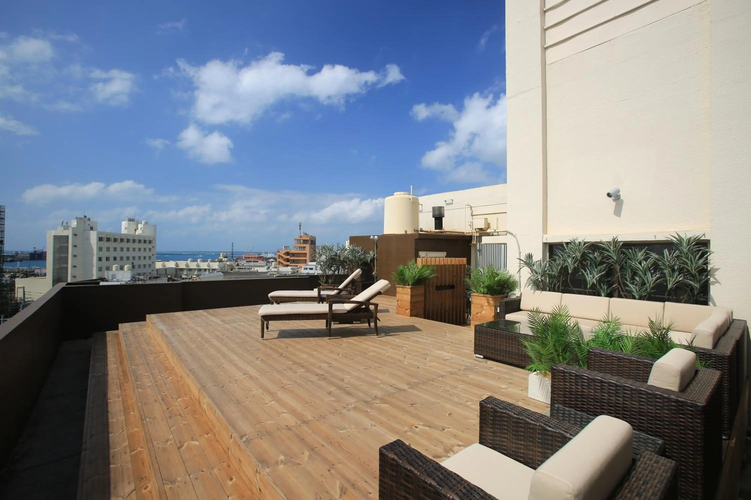 Balcony/Terrace in Ishigakijima Hotel Cucule