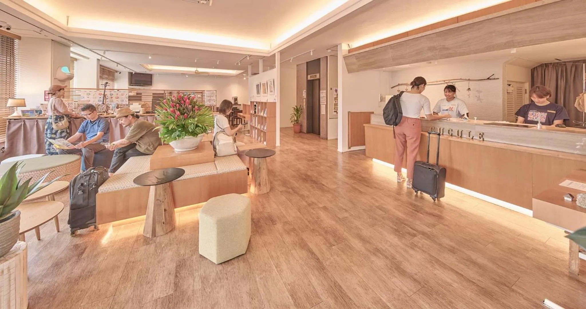Lobby or reception in Ishigakijima Hotel Cucule