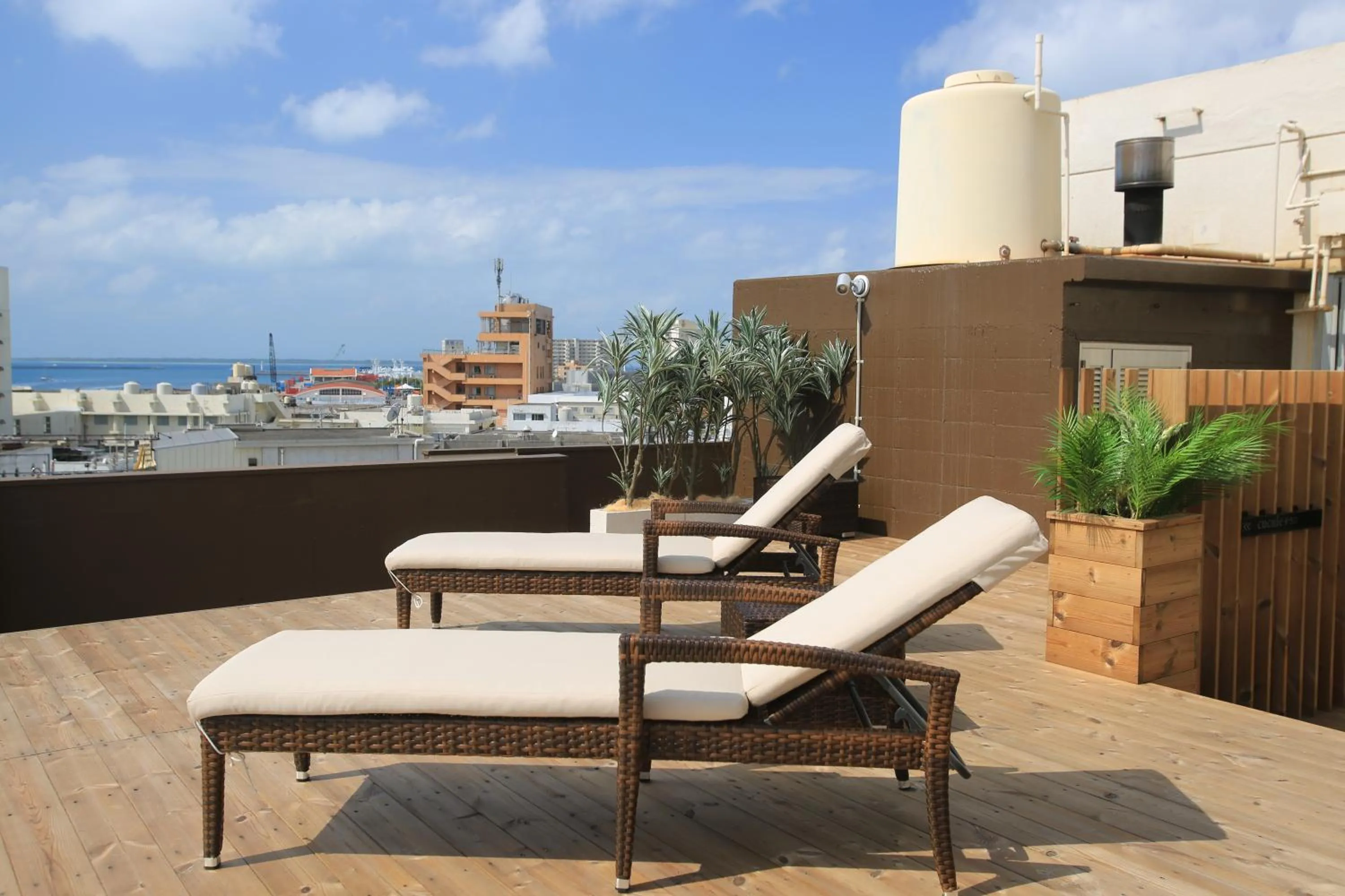 Balcony/Terrace in Ishigakijima Hotel Cucule
