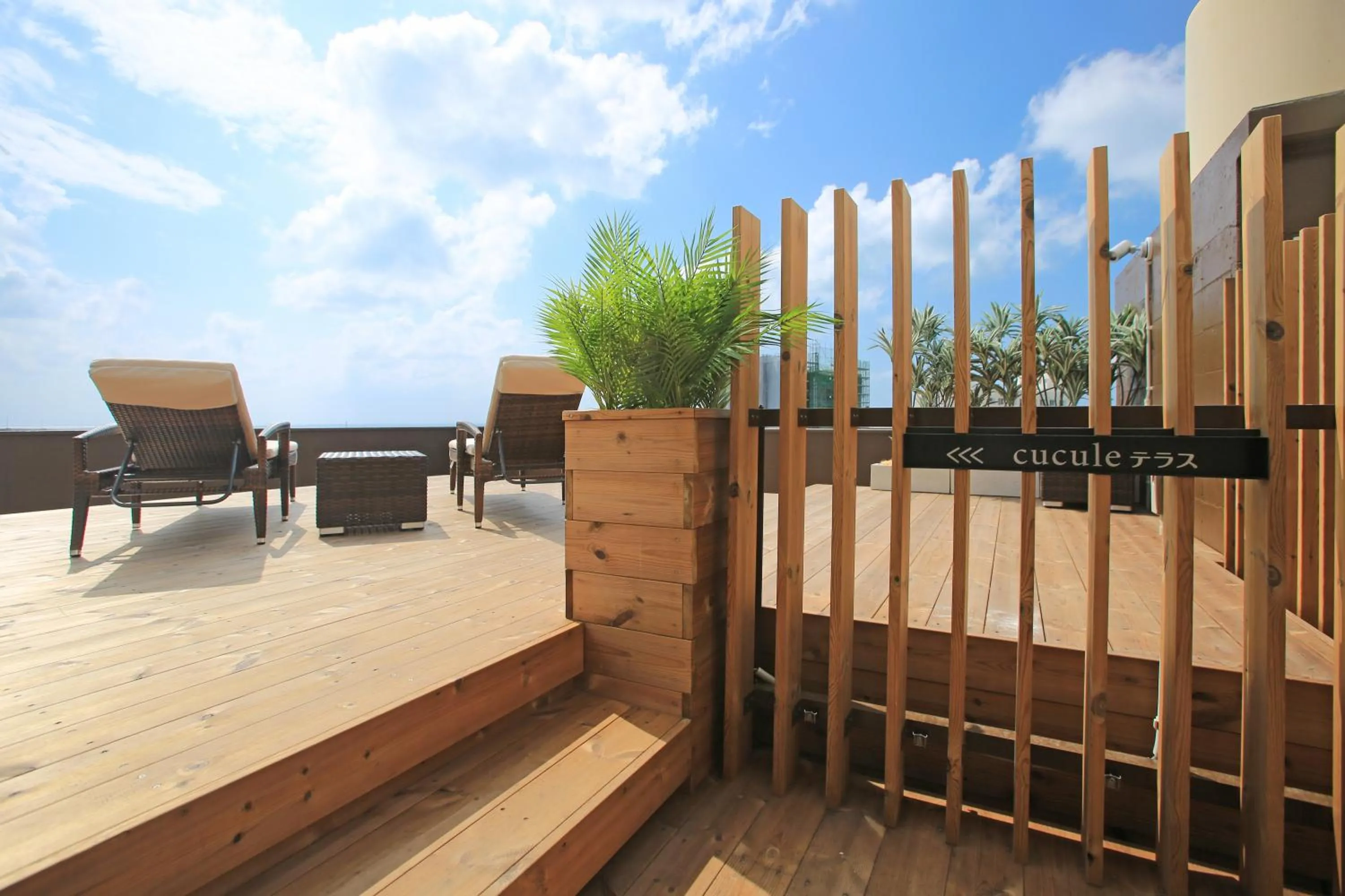 Balcony/Terrace in Ishigakijima Hotel Cucule