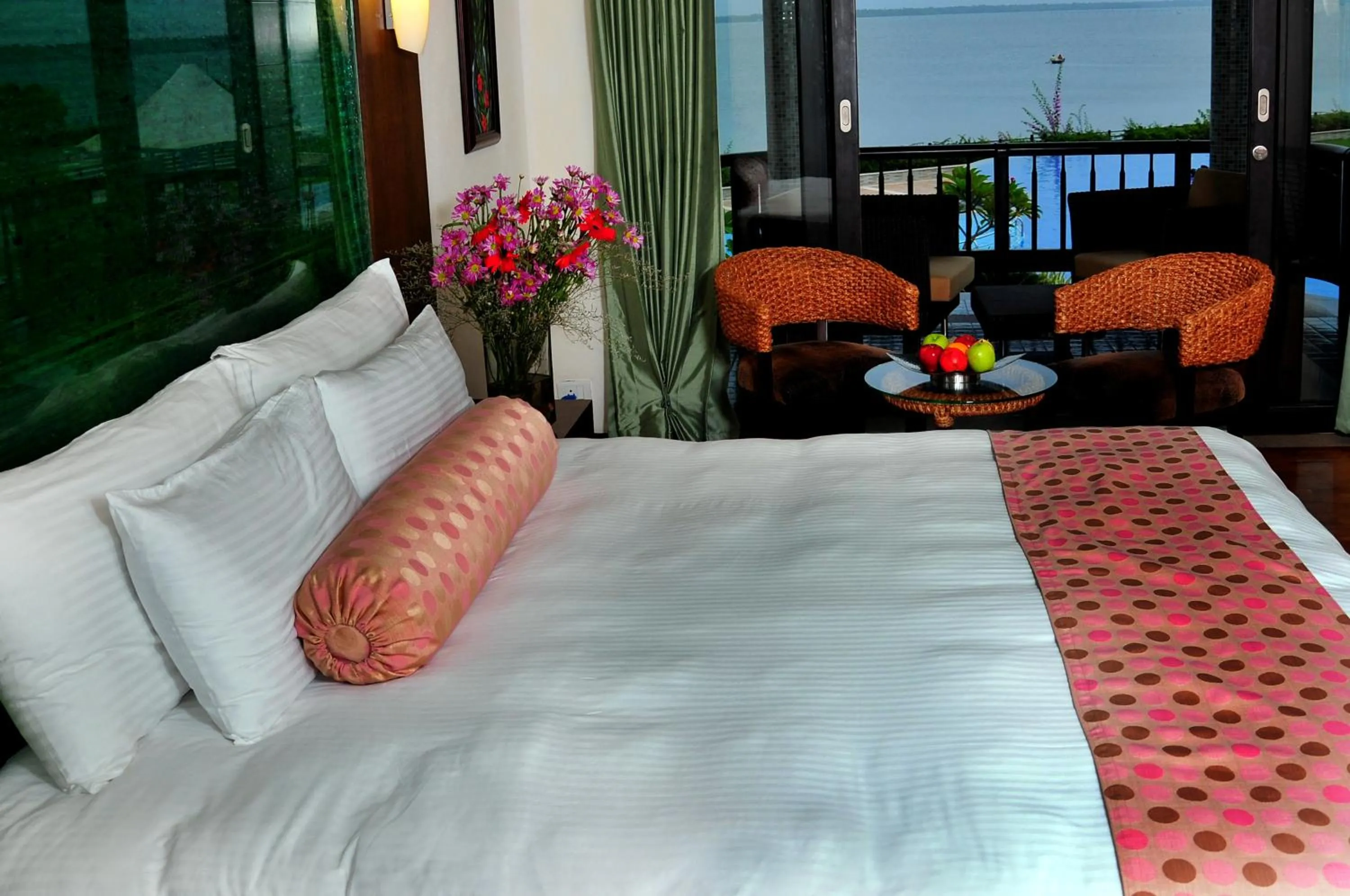 Photo of the whole room, Bed in Ramada Resort by Wyndham Kochi