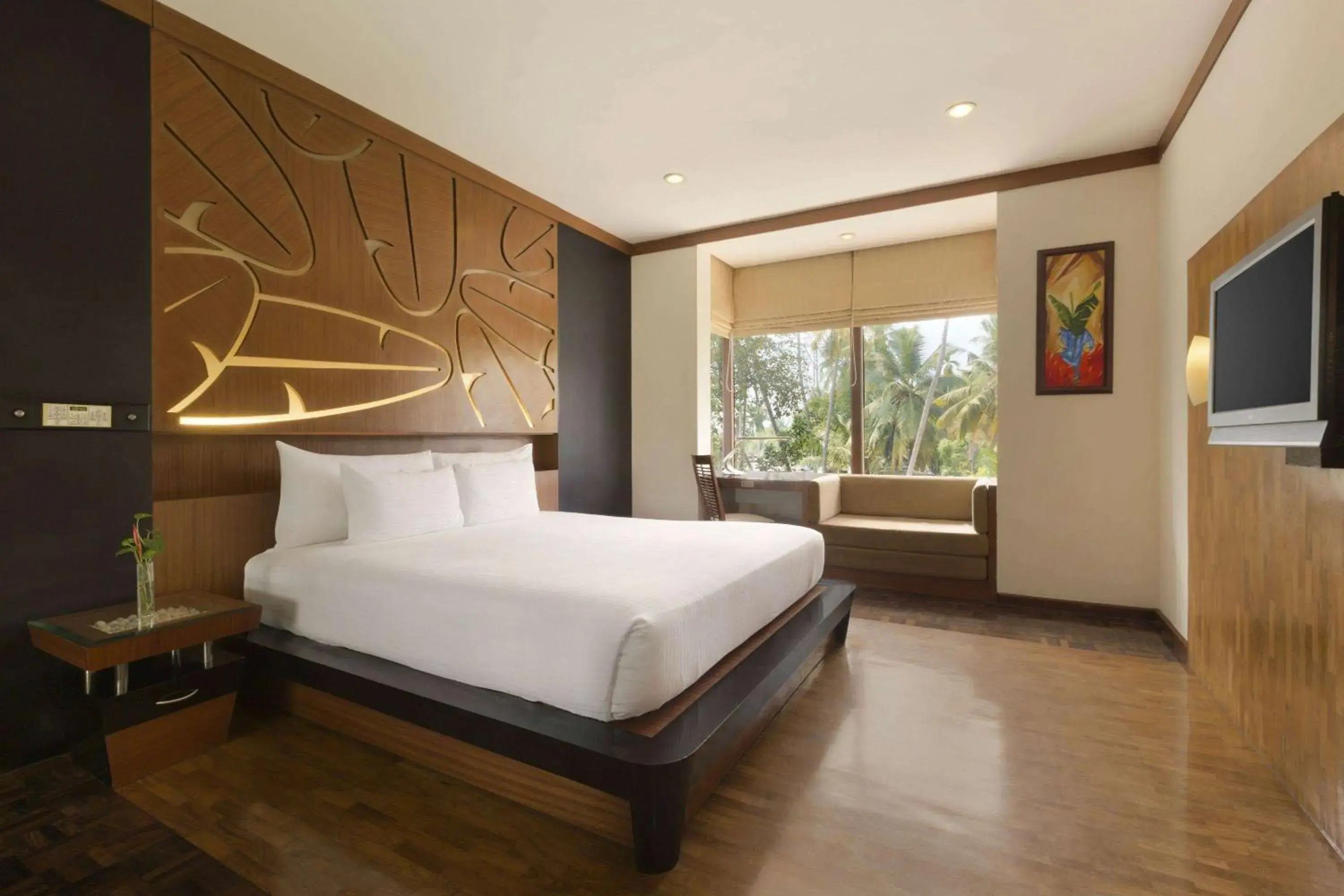 1 Twin Bed Smoking Lake View Cottage Room in Ramada Resort by Wyndham Kochi 1 Twin Bed Smoking Lake View Cottage Room in Ramada Resort by Wyndham Kochi