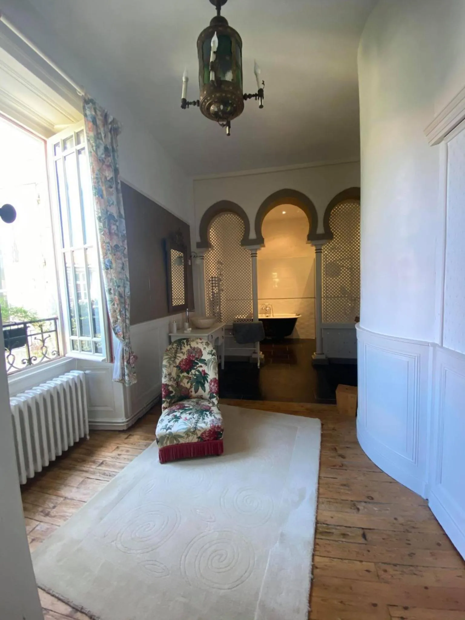 Bed in Eco Logis de Chantegrolle