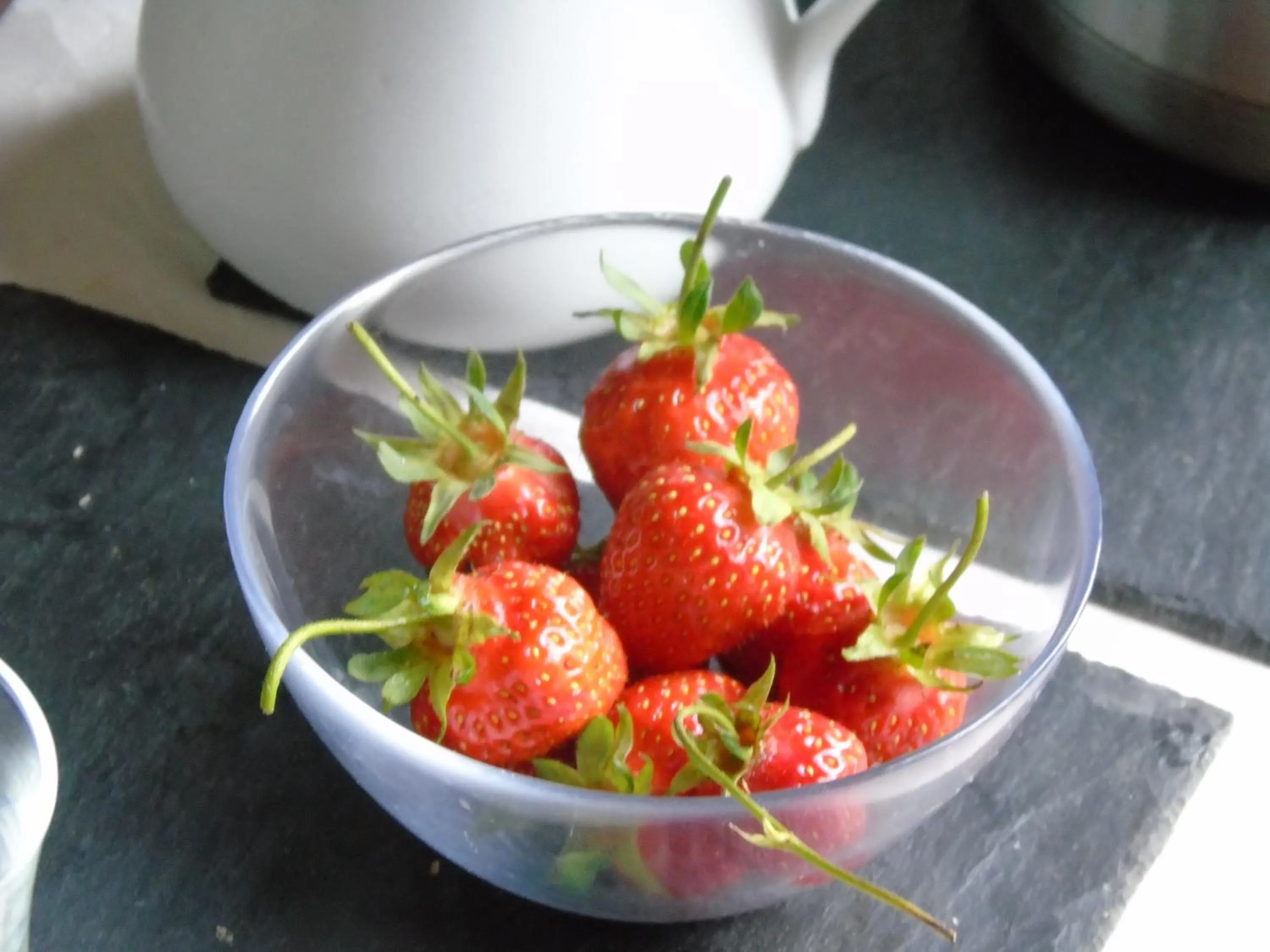 Continental breakfast in Eco Logis de Chantegrolle