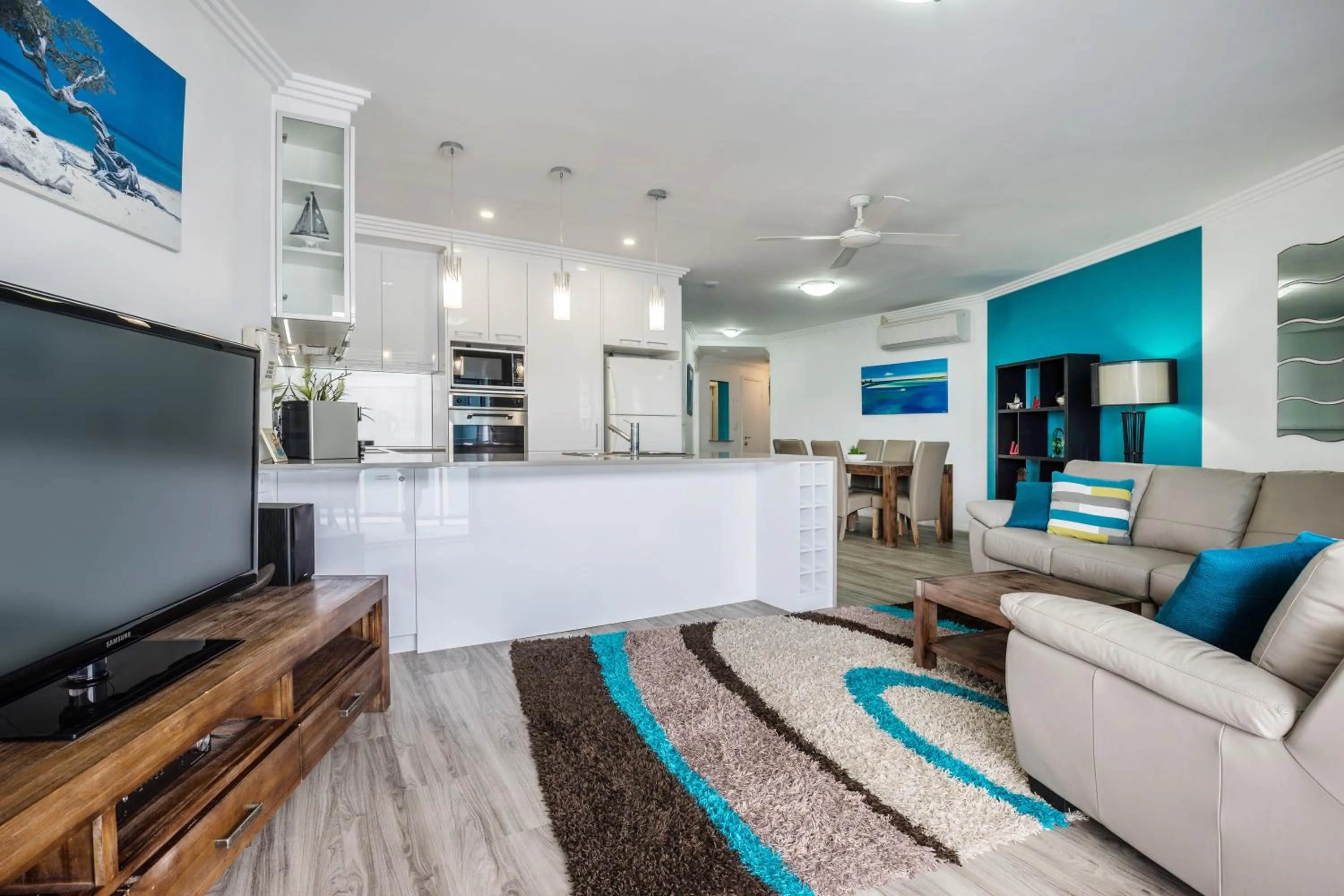 Kitchen or kitchenette in Watermark Resort Caloundra