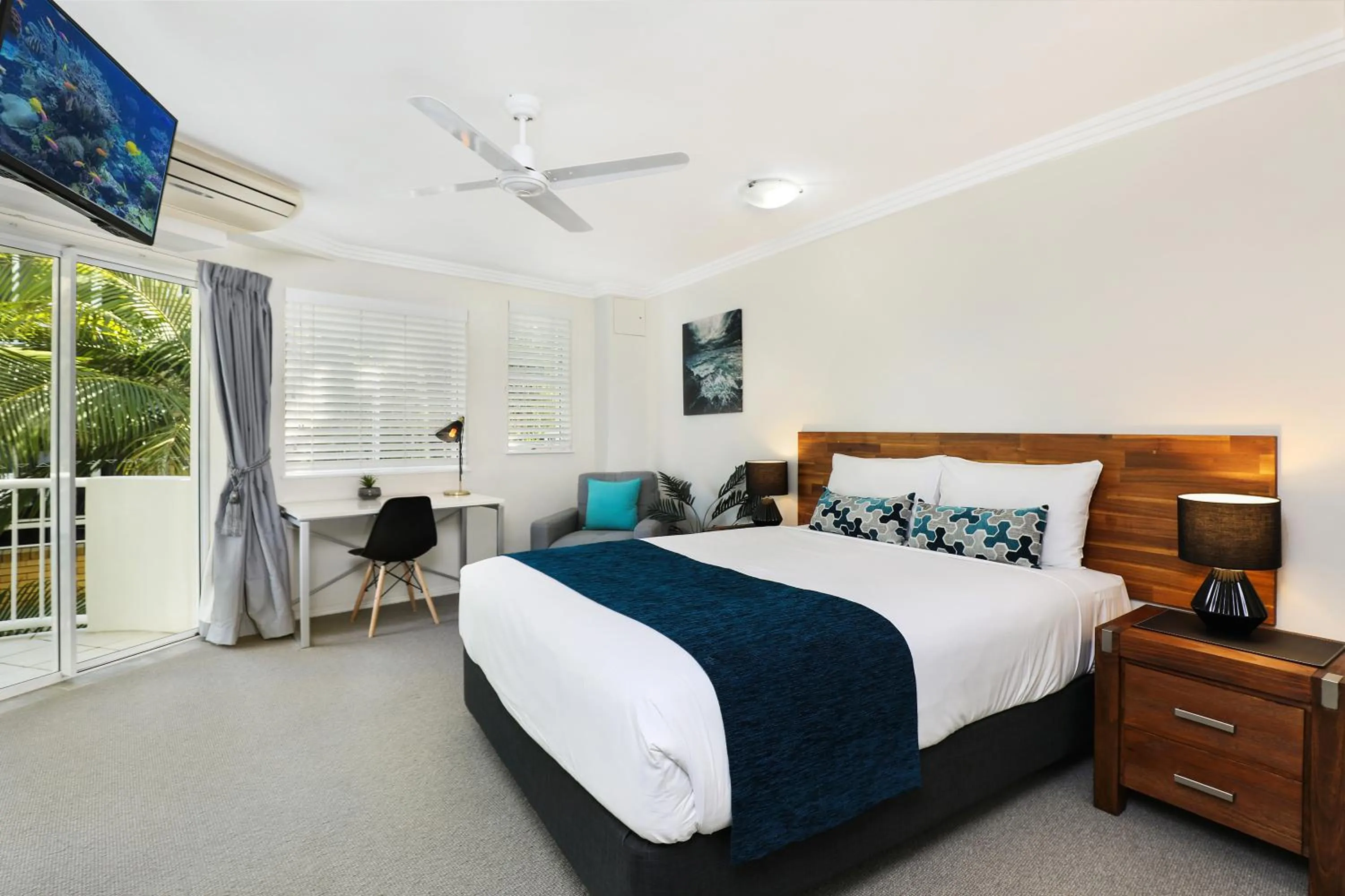 Bedroom, Bed in Watermark Resort Caloundra