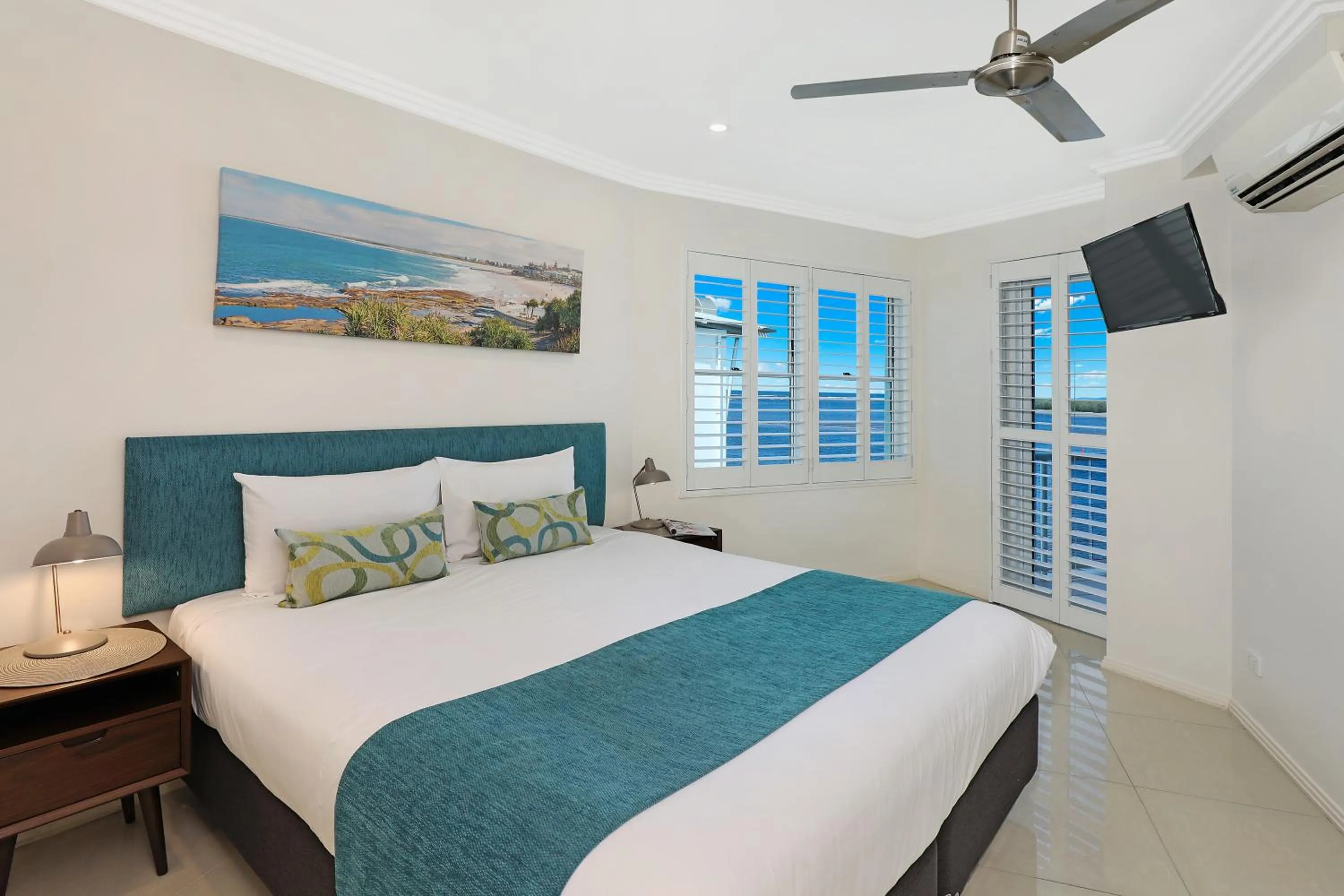 Bedroom, Bed in Watermark Resort Caloundra