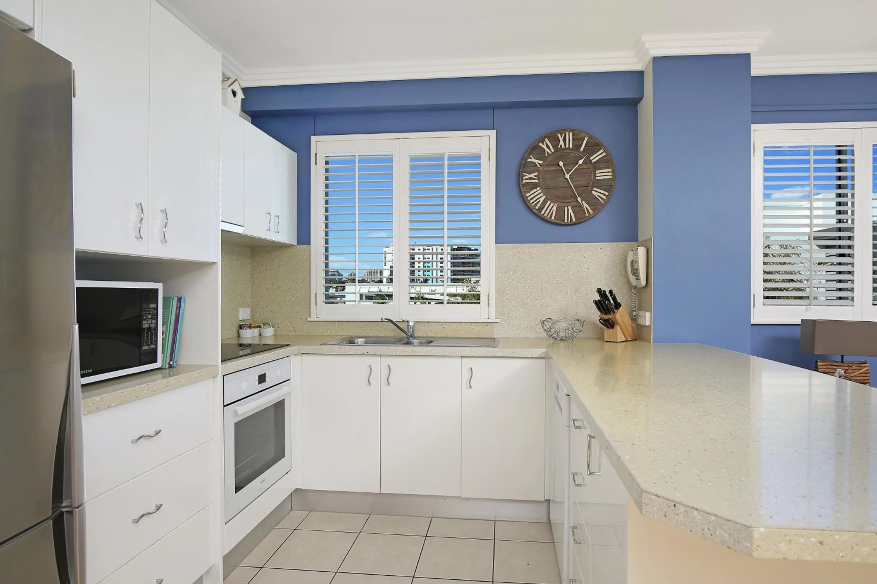 Kitchen or kitchenette in Watermark Resort Caloundra