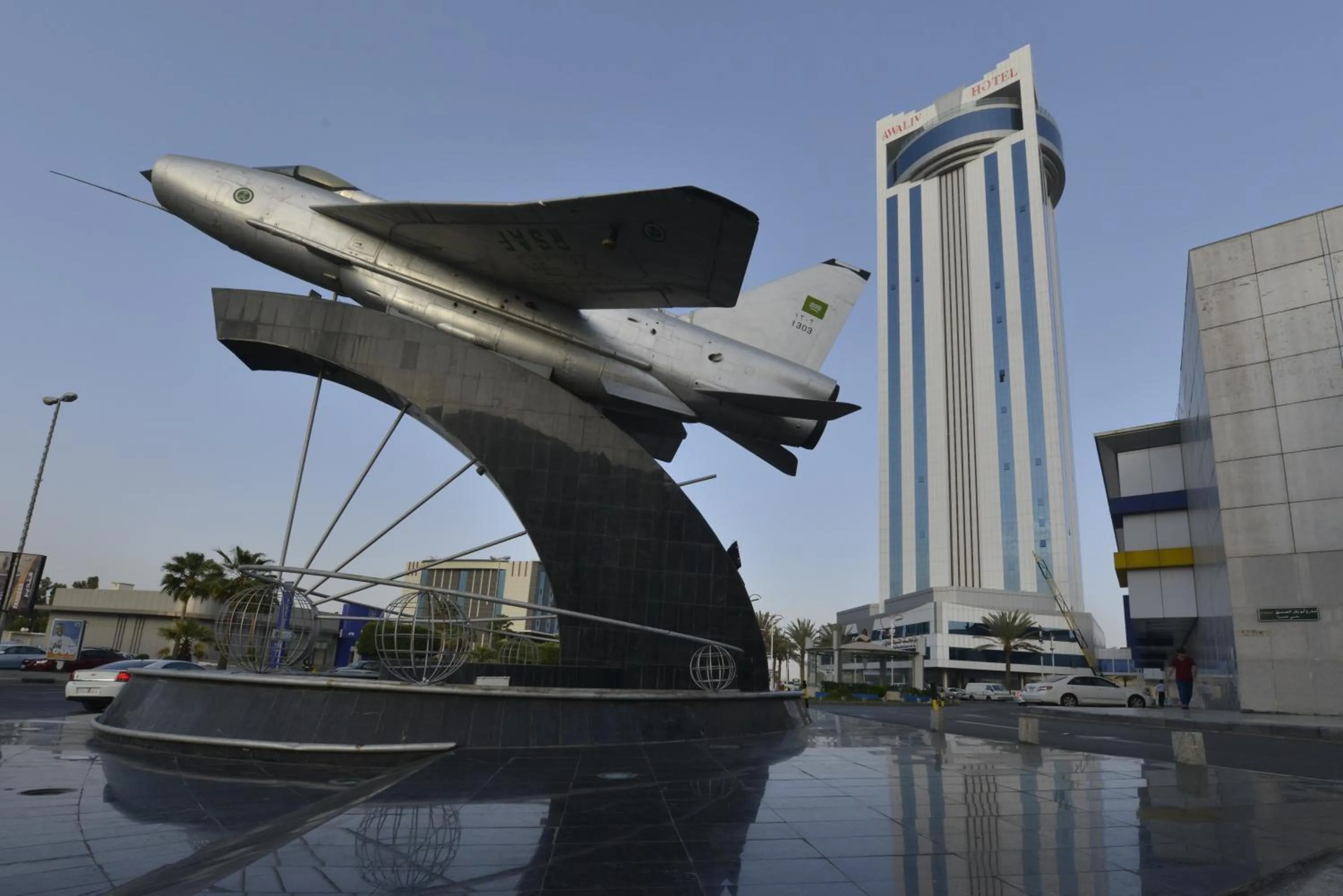 Decorative detail in Awaliv Hotel