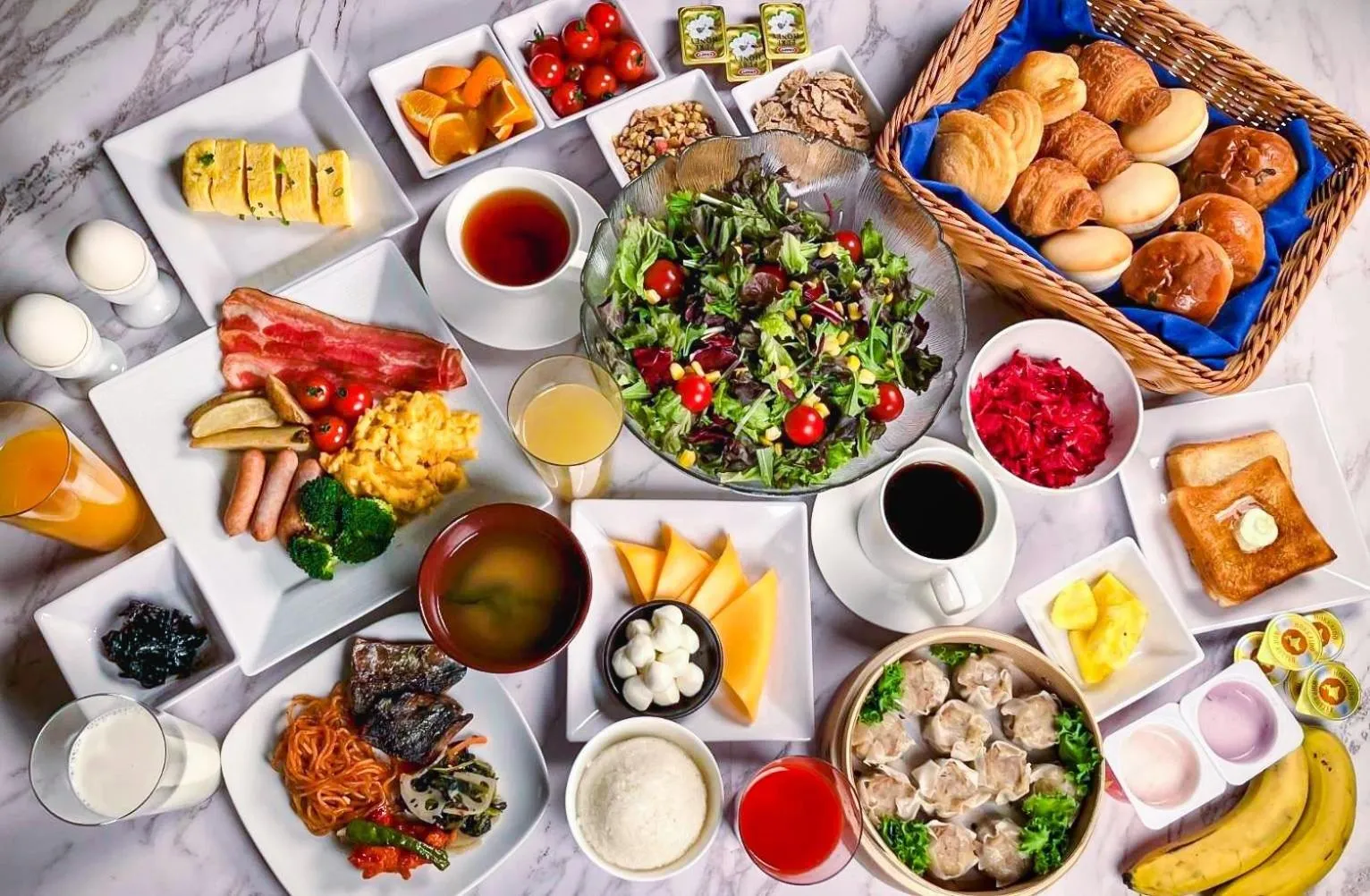 Breakfast in Noku Osaka