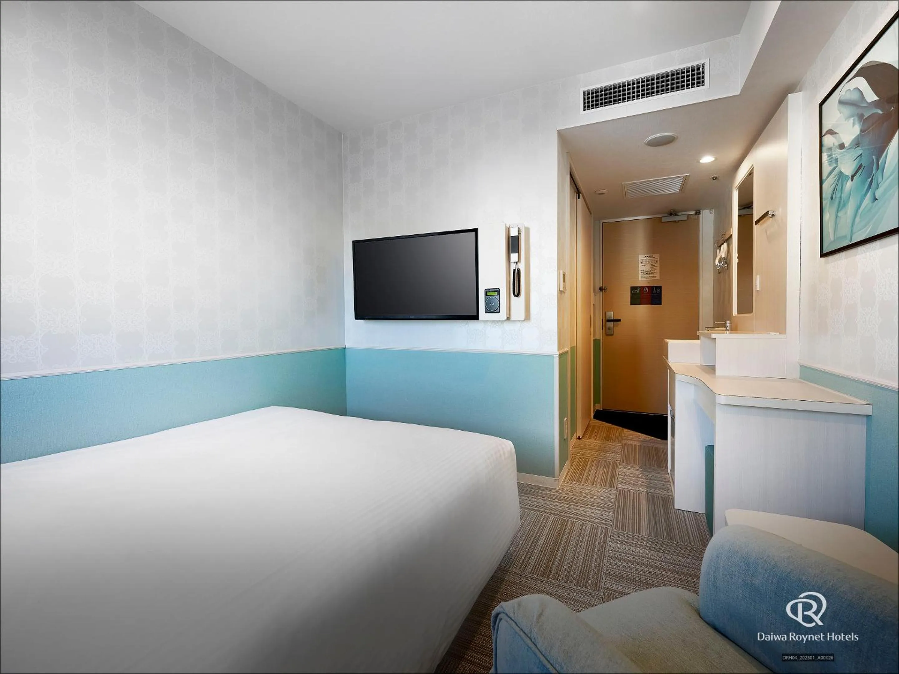 Bed in DEL style Nagoya Nayabashi by Daiwa Roynet Hotel