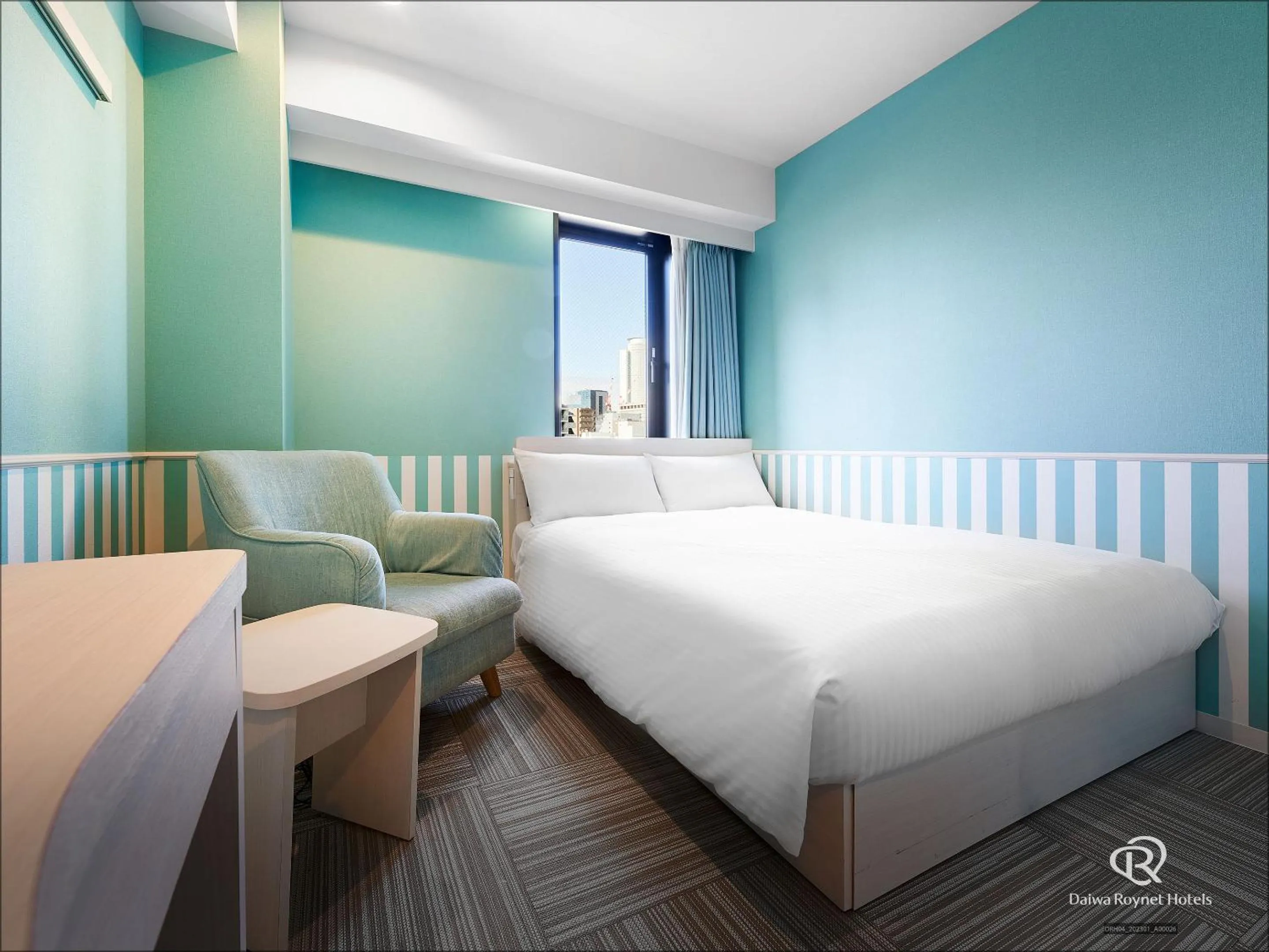 Bed in DEL style Nagoya Nayabashi by Daiwa Roynet Hotel