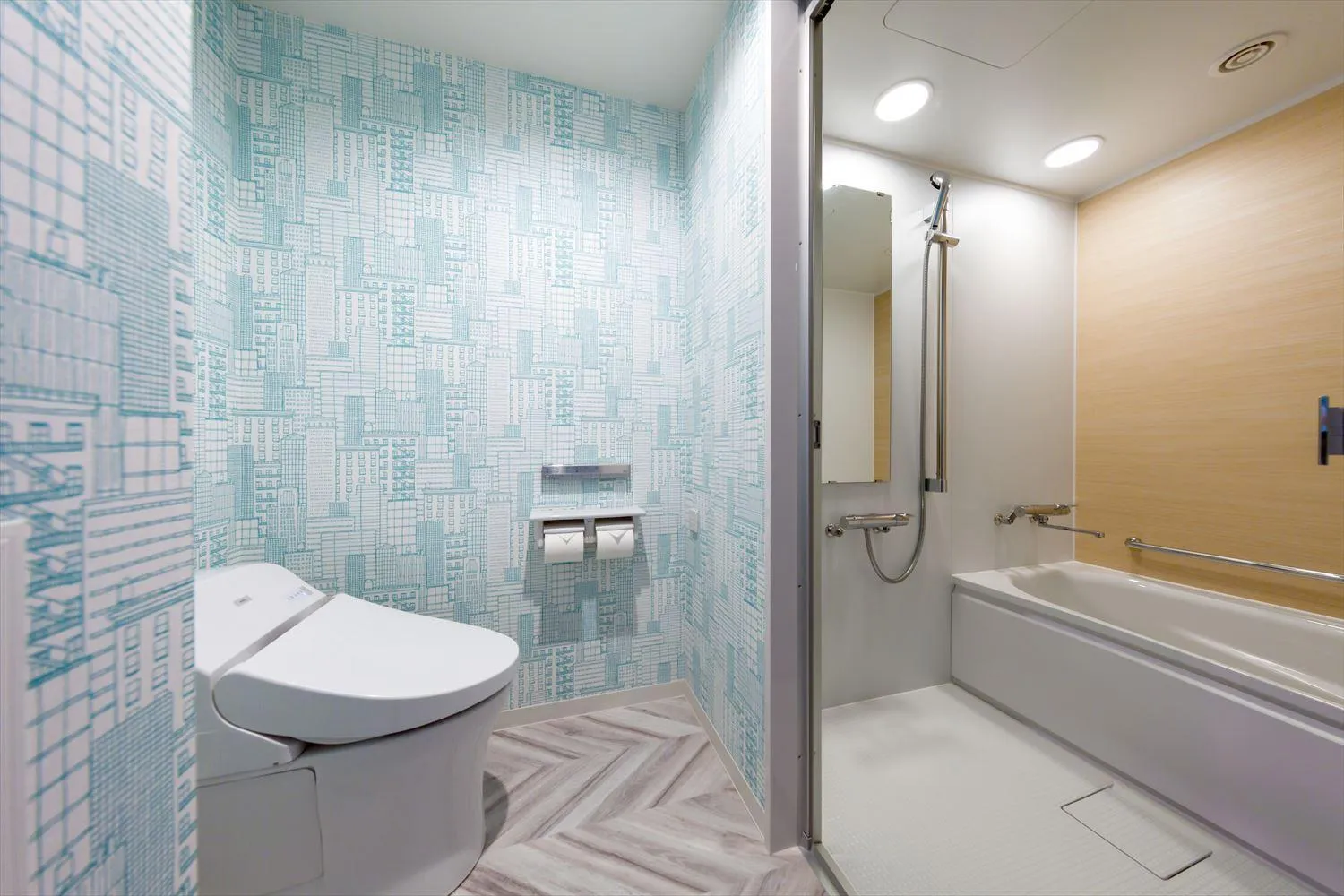 Bathroom in DEL style Nagoya Nayabashi by Daiwa Roynet Hotel