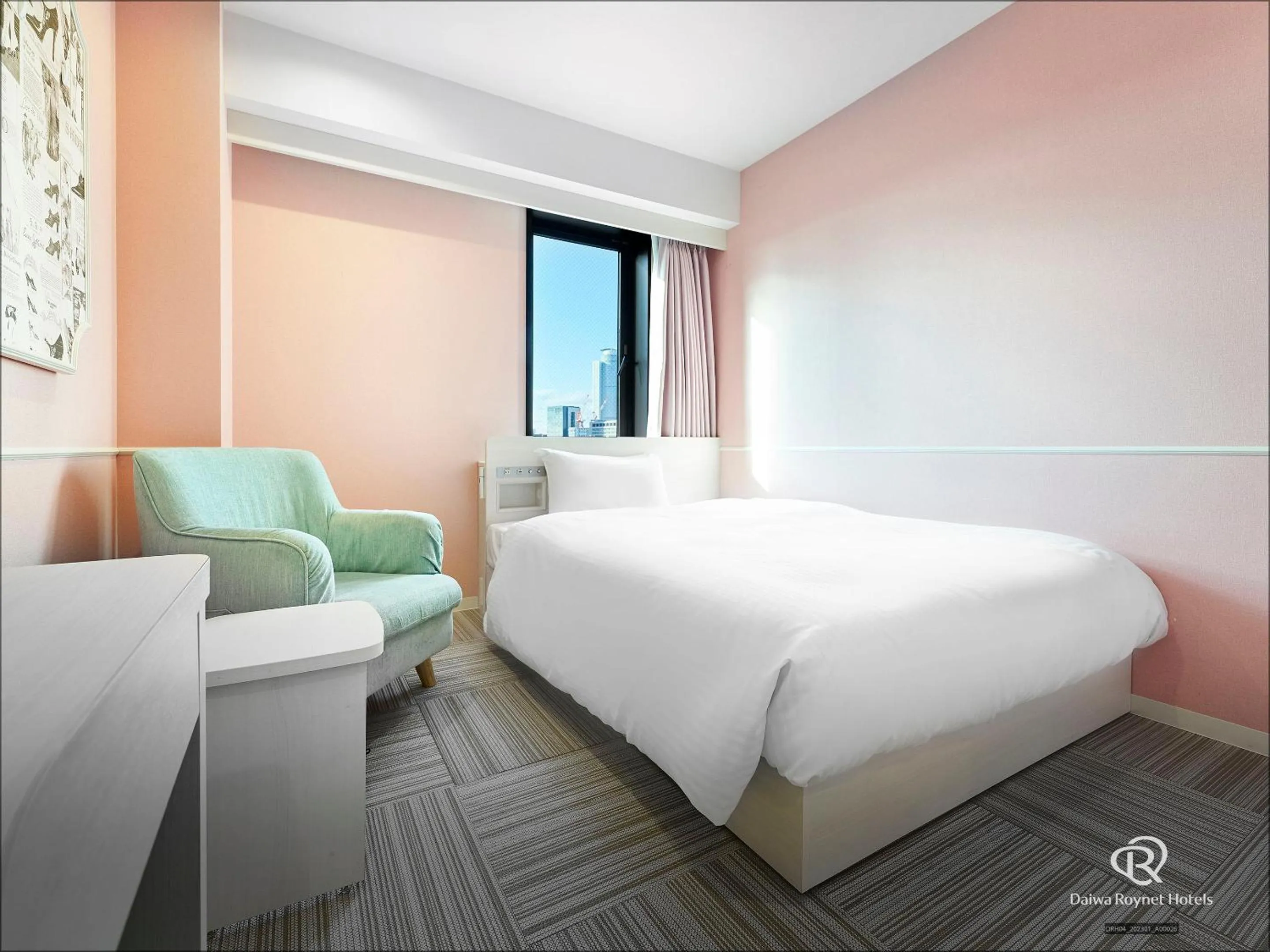 Bed in DEL style Nagoya Nayabashi by Daiwa Roynet Hotel