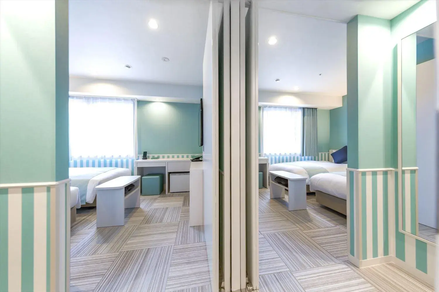 Two Connecting Twin Rooms in DEL style Nagoya Nayabashi by Daiwa Roynet Hotel Two Connecting Twin Rooms in DEL style Nagoya Nayabashi by Daiwa Roynet Hotel