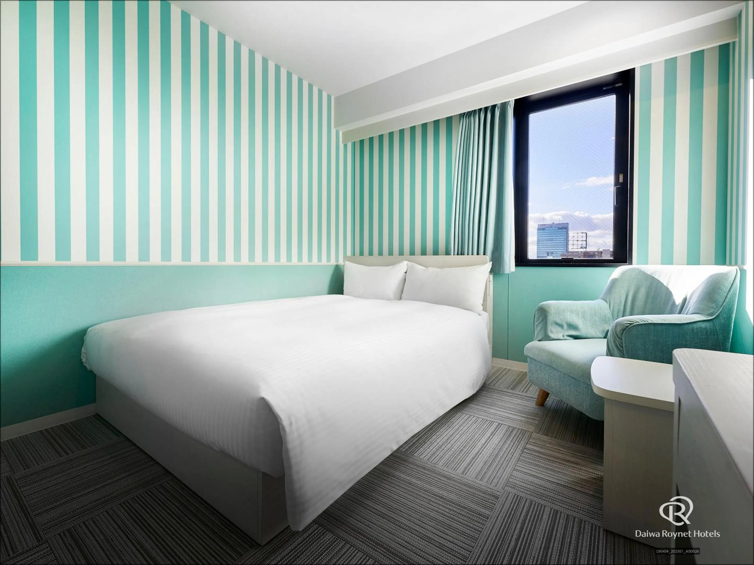 Bed in DEL style Nagoya Nayabashi by Daiwa Roynet Hotel