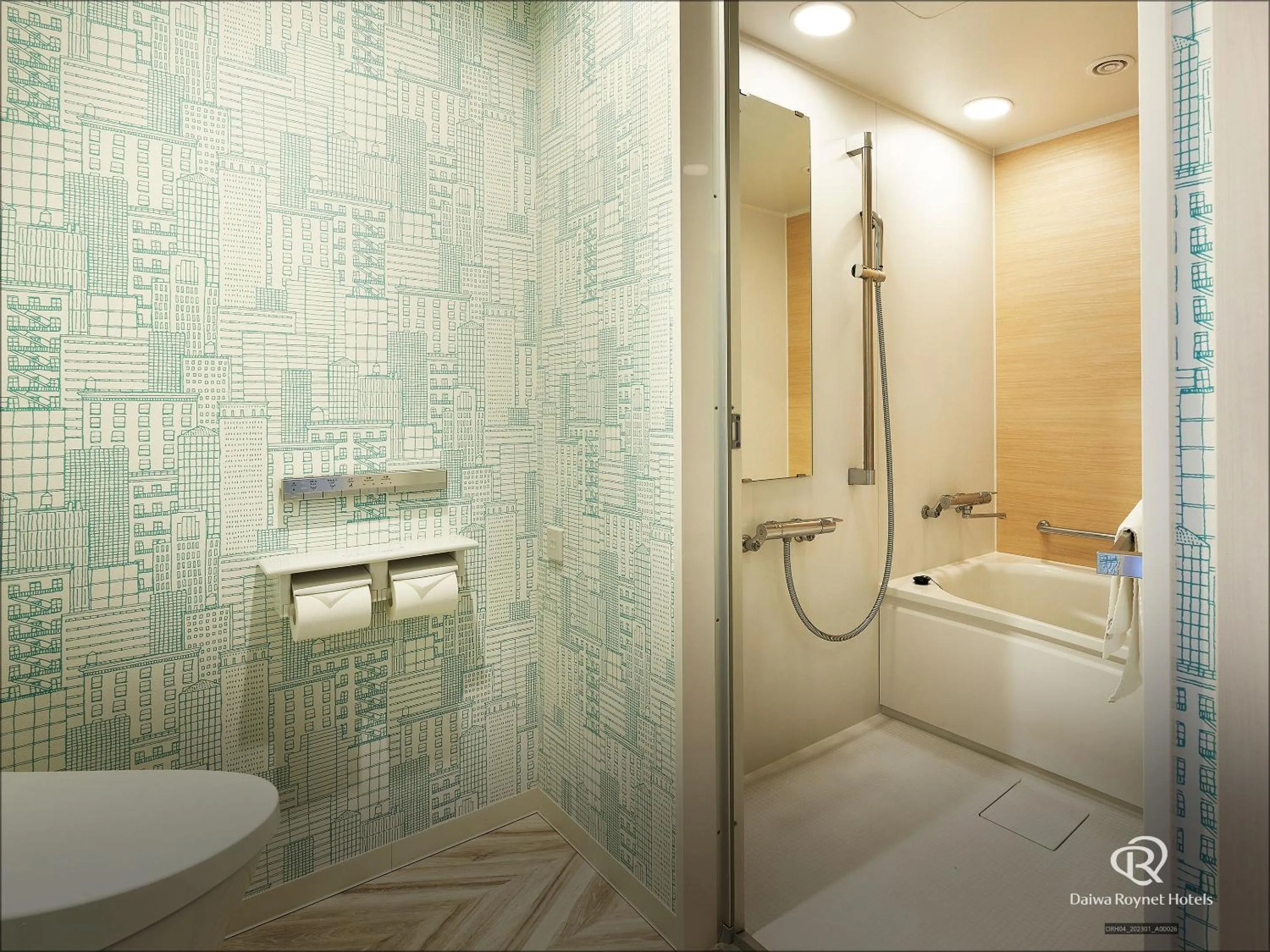 Bathroom in DEL style Nagoya Nayabashi by Daiwa Roynet Hotel