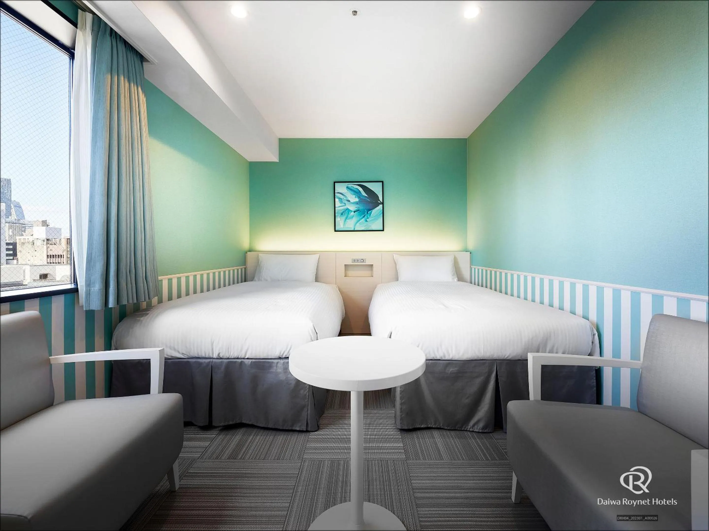 Bed in DEL style Nagoya Nayabashi by Daiwa Roynet Hotel