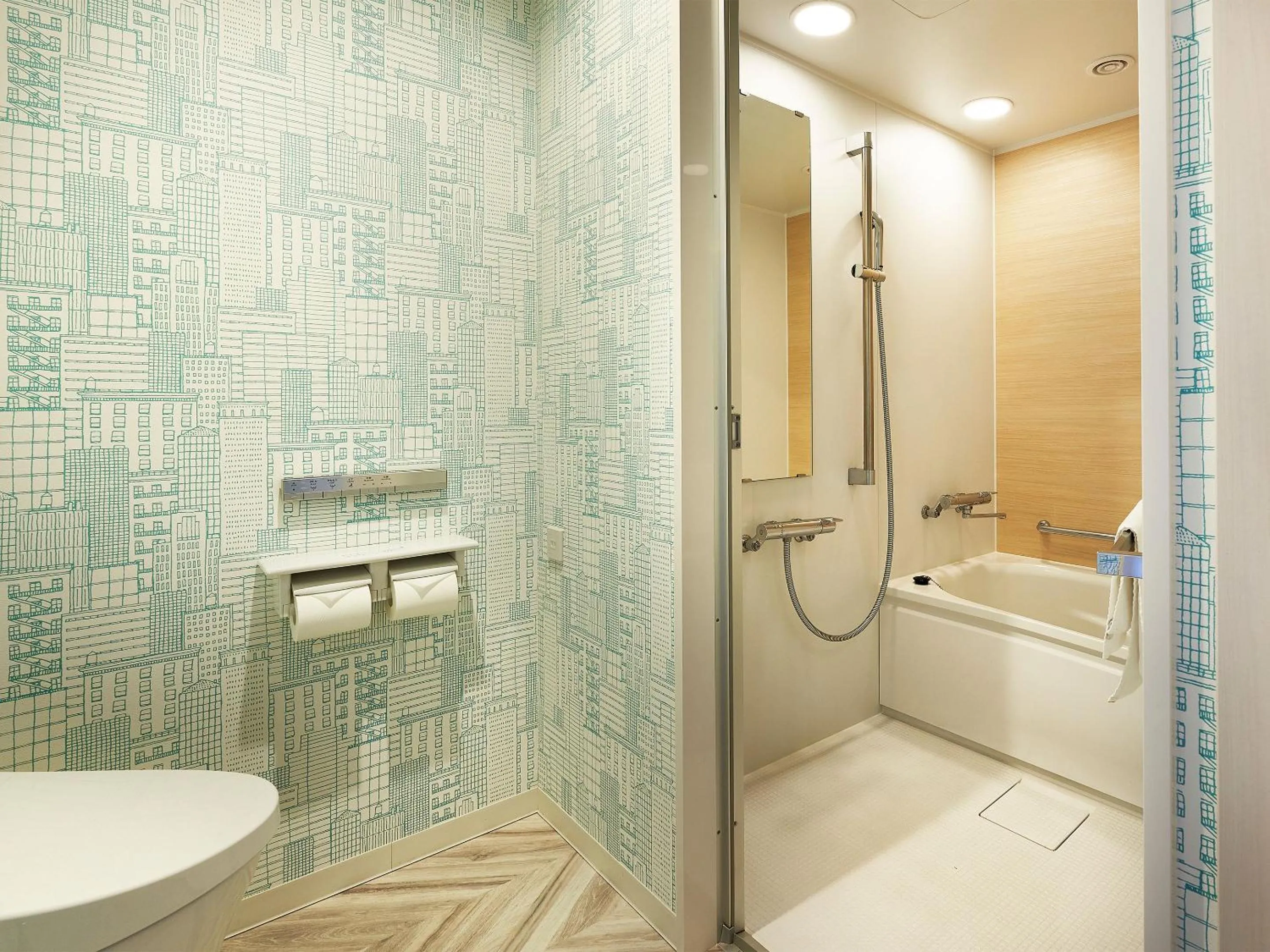 Bathroom in DEL style Nagoya Nayabashi by Daiwa Roynet Hotel