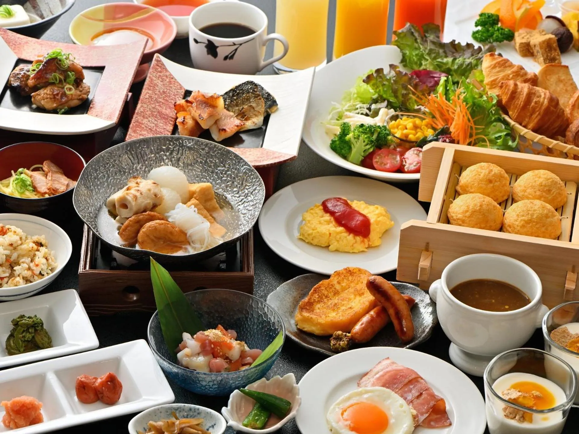Breakfast in Himeji Castle Grandvrio Hotel
