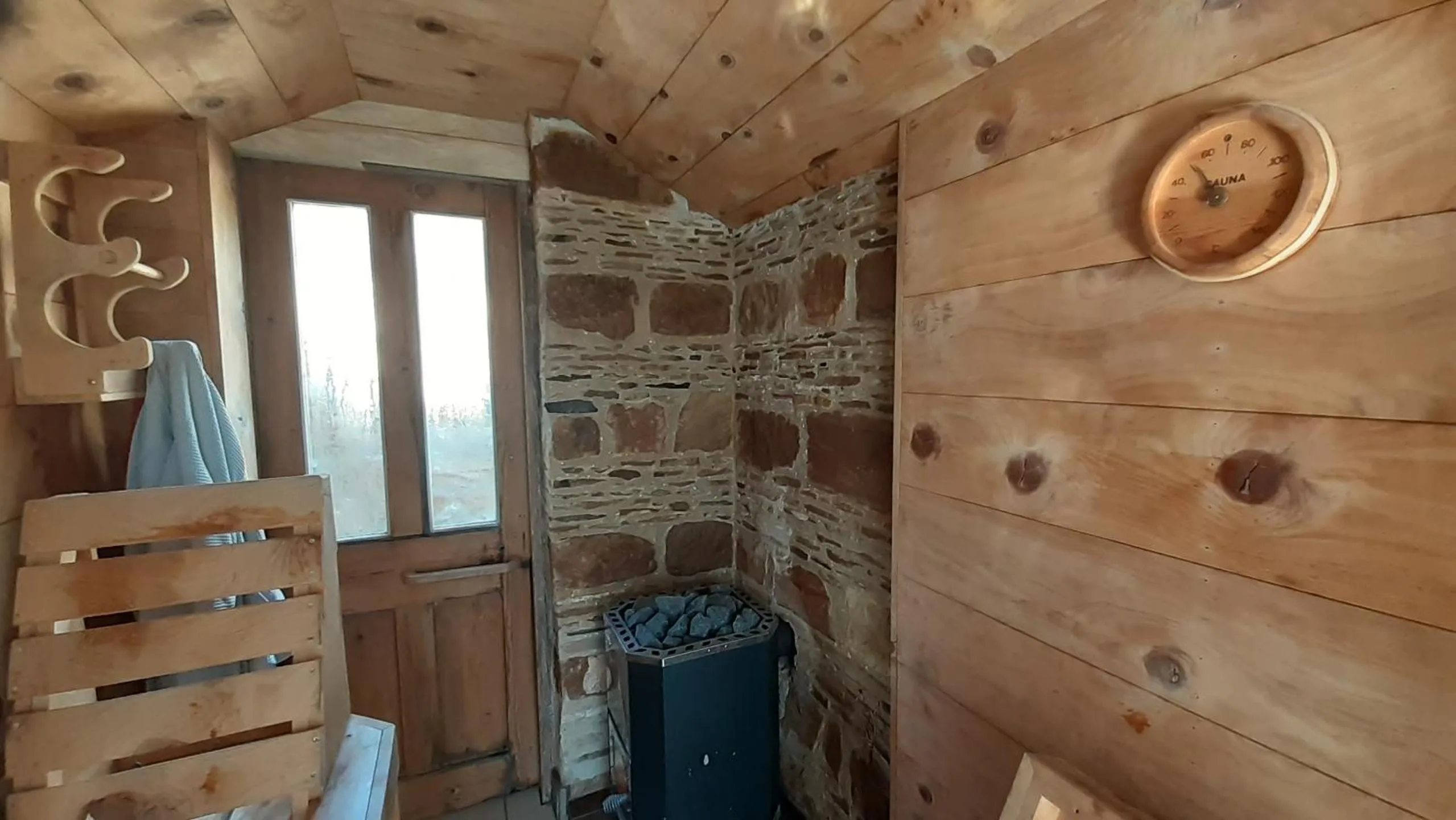Sauna in Trestrail Cottage Accommodation
