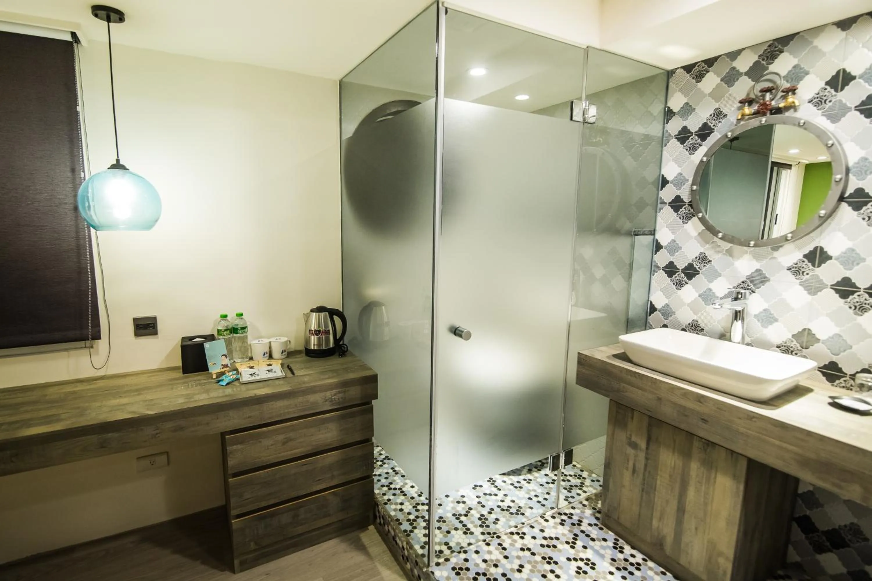 Bathroom in Huwei Hotel