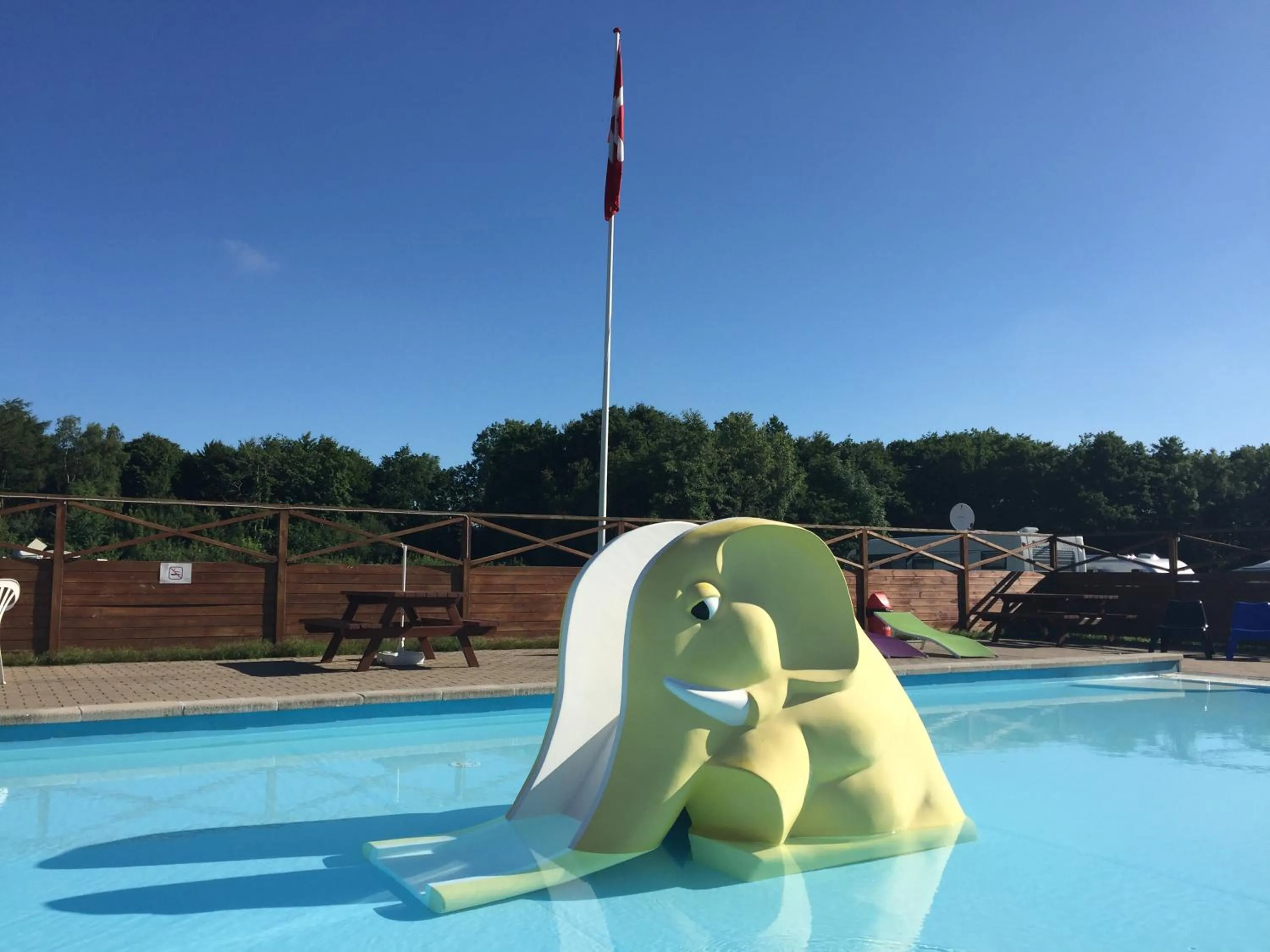 Swimming pool in City Camping Hjørring