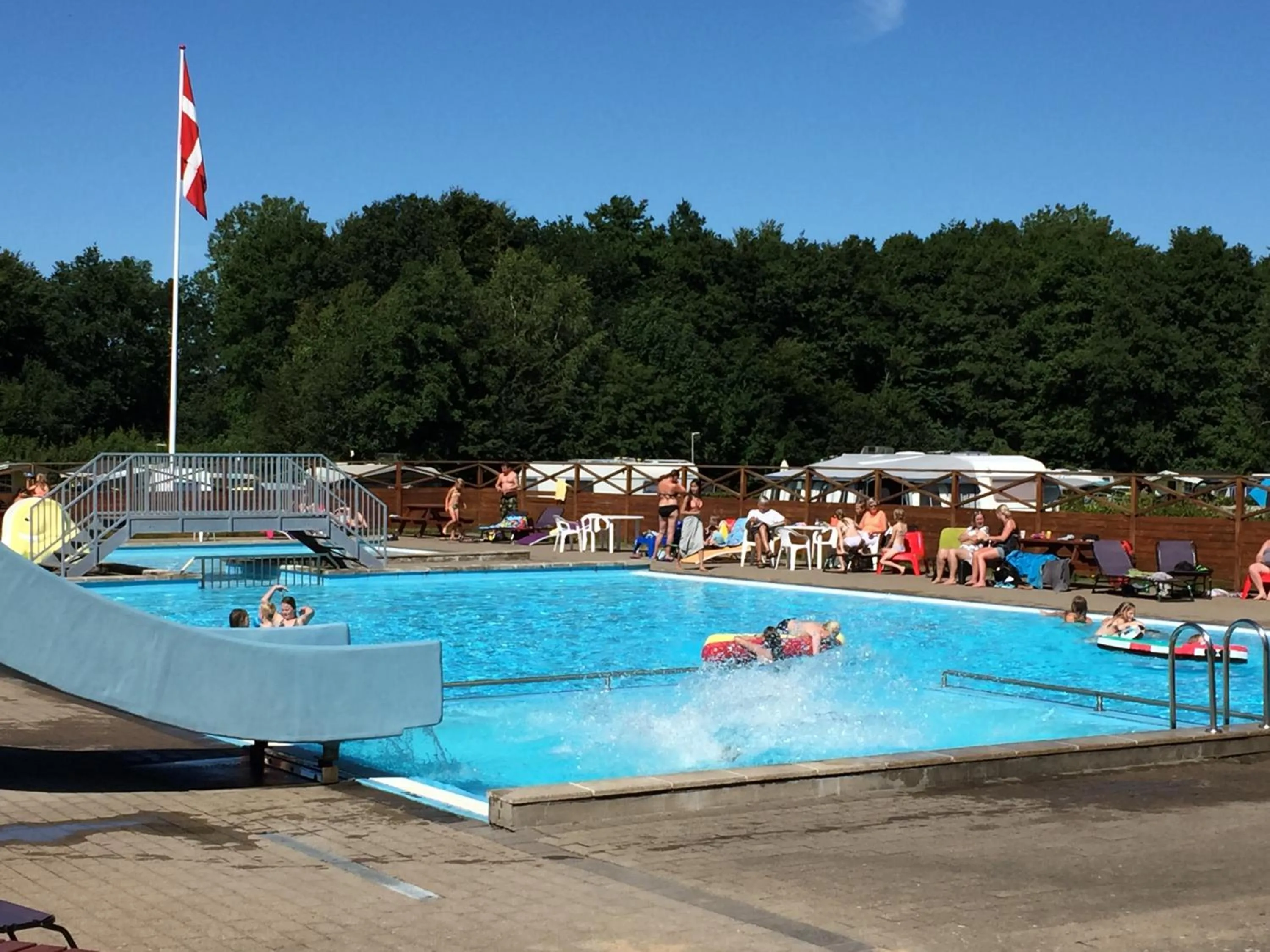 Swimming pool in City Camping Hjørring