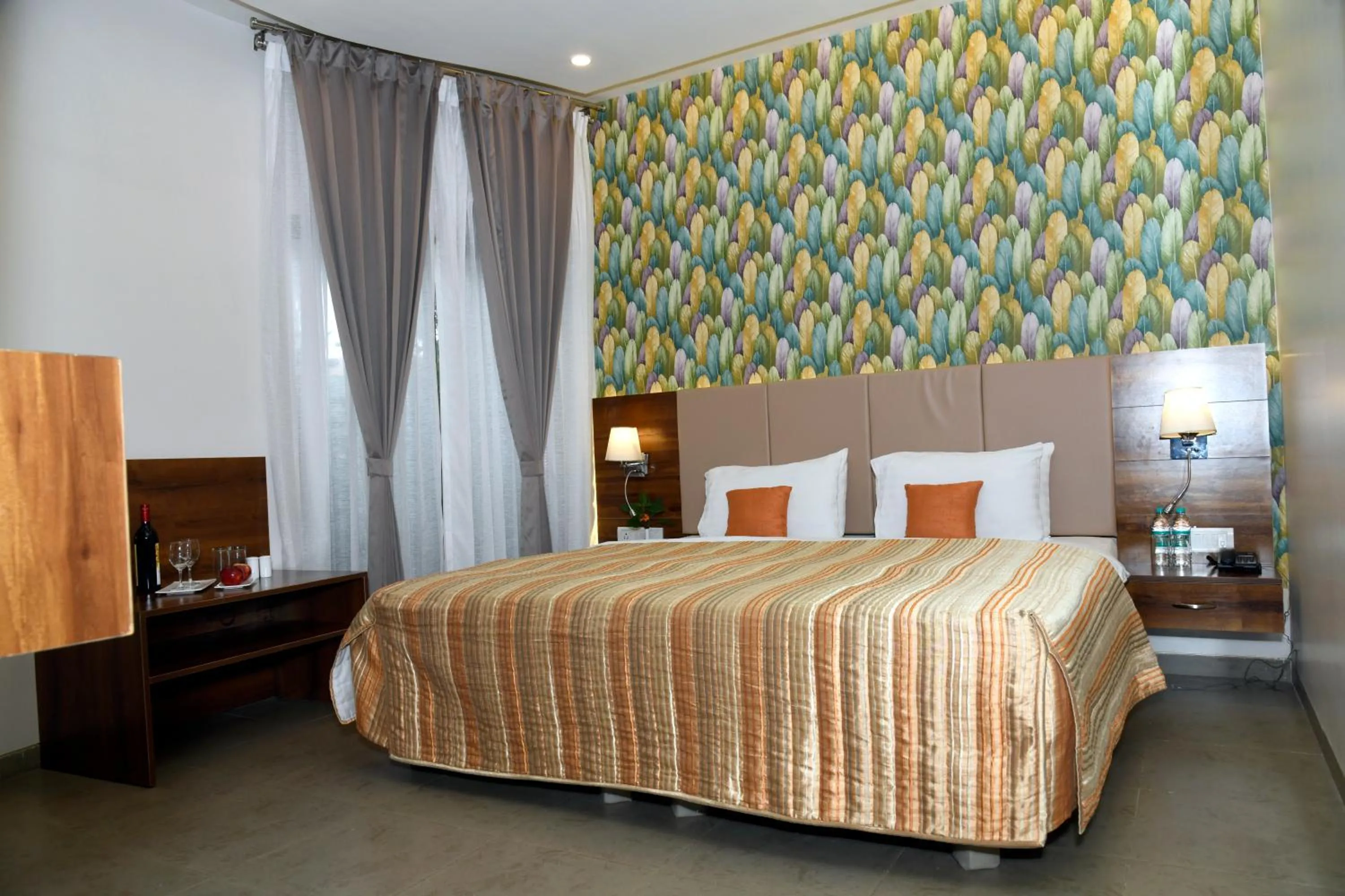 Bed in Golden Amoon Resort