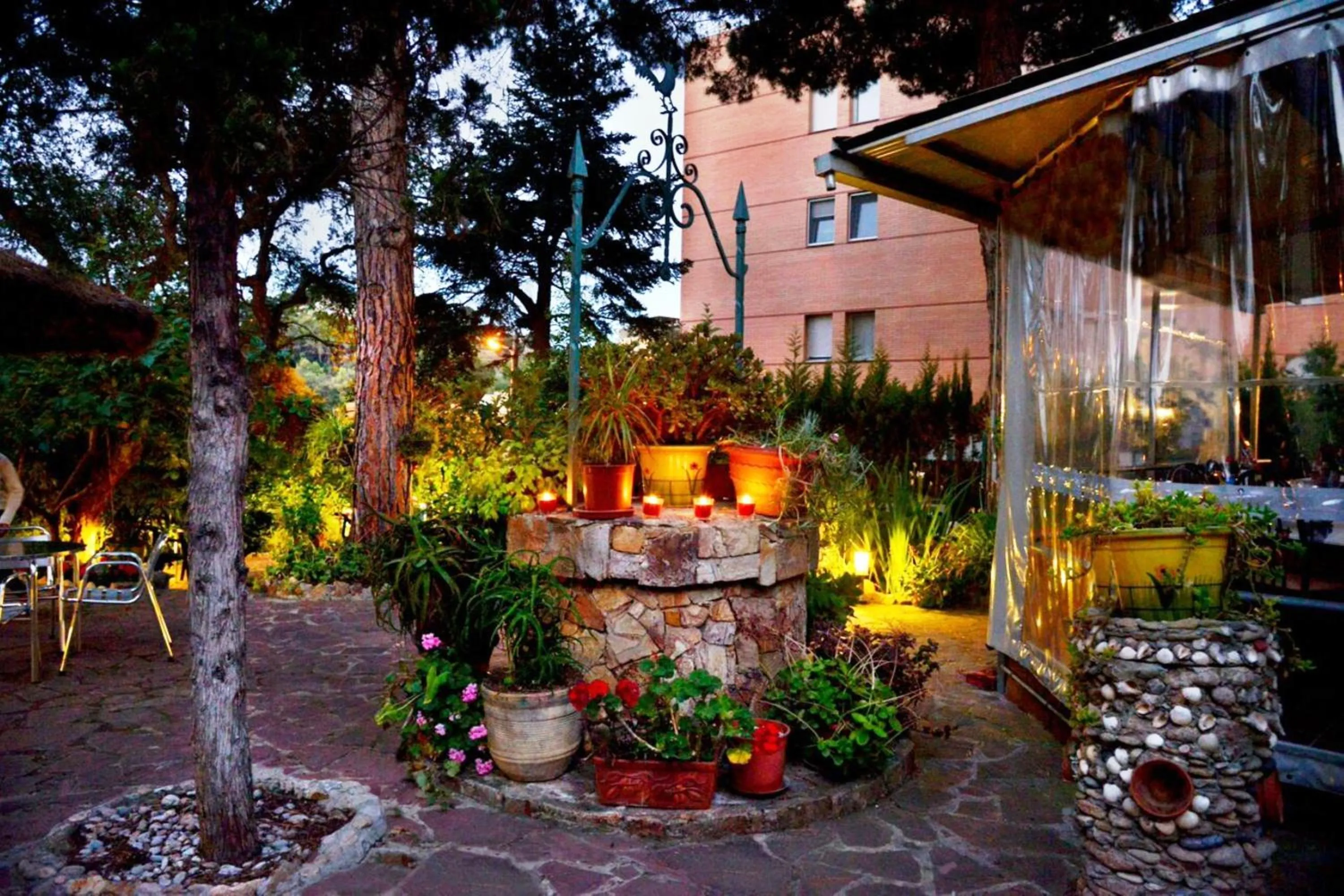 Garden in Hostal Magnolia