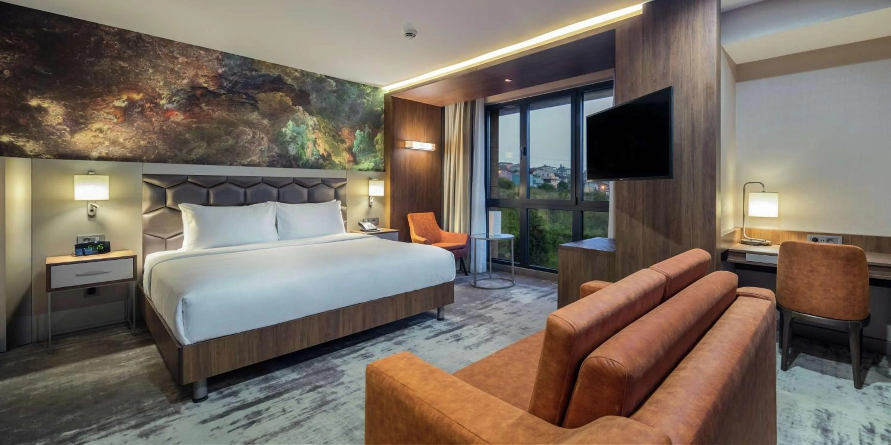 Living room, Bed in Hilton Garden Inn Yalova