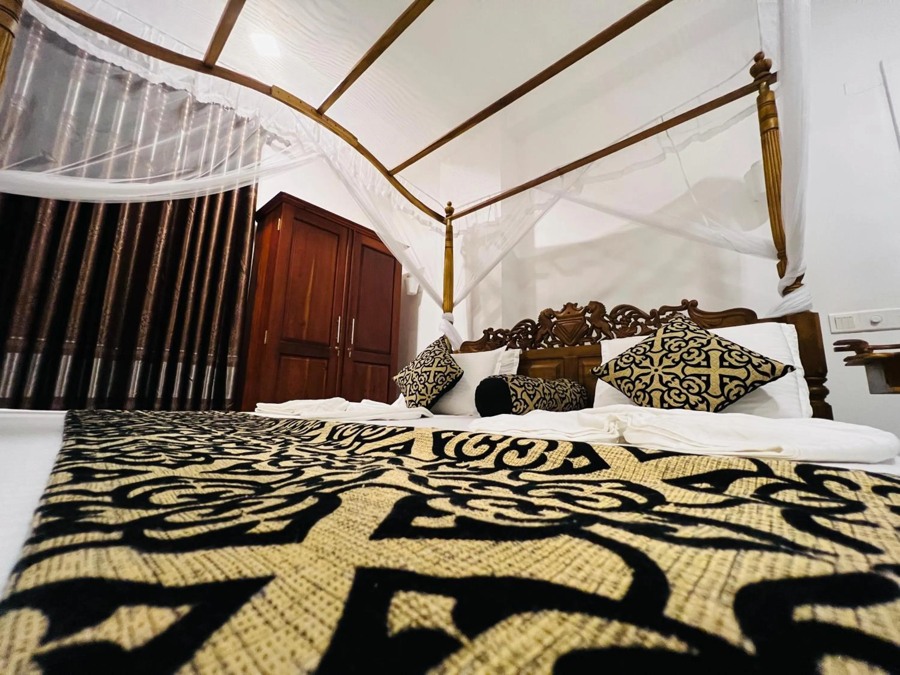 Bed in Top Secret Beach Hotel