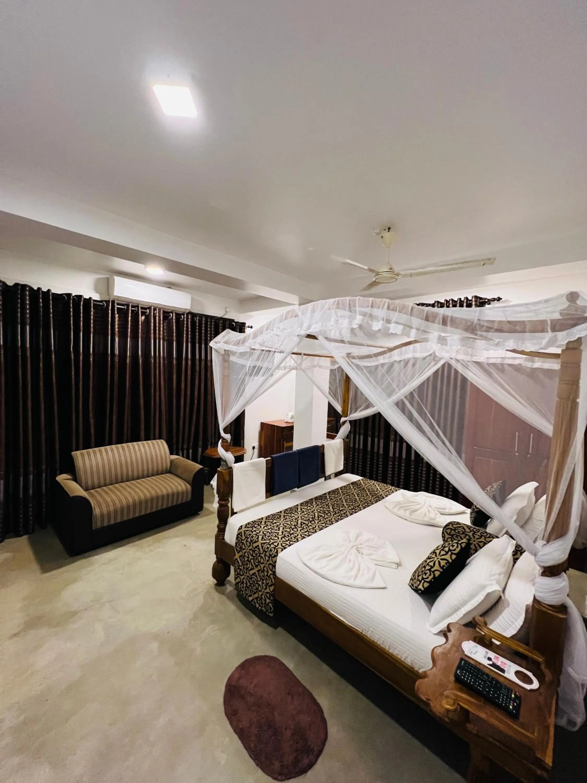 Bed in Top Secret Beach Hotel