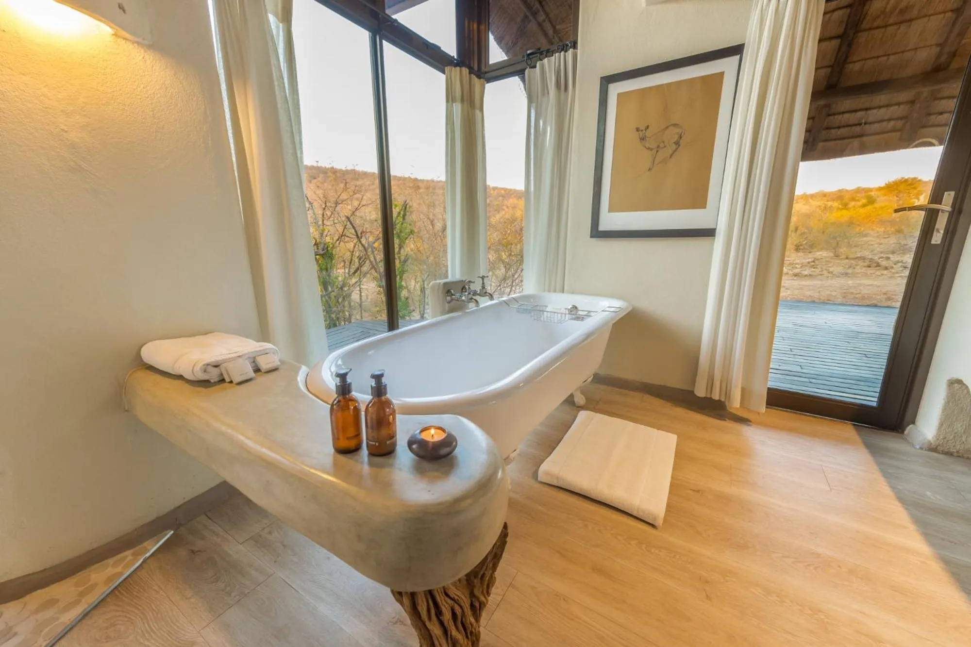 Bathroom in Impodimo Game Lodge