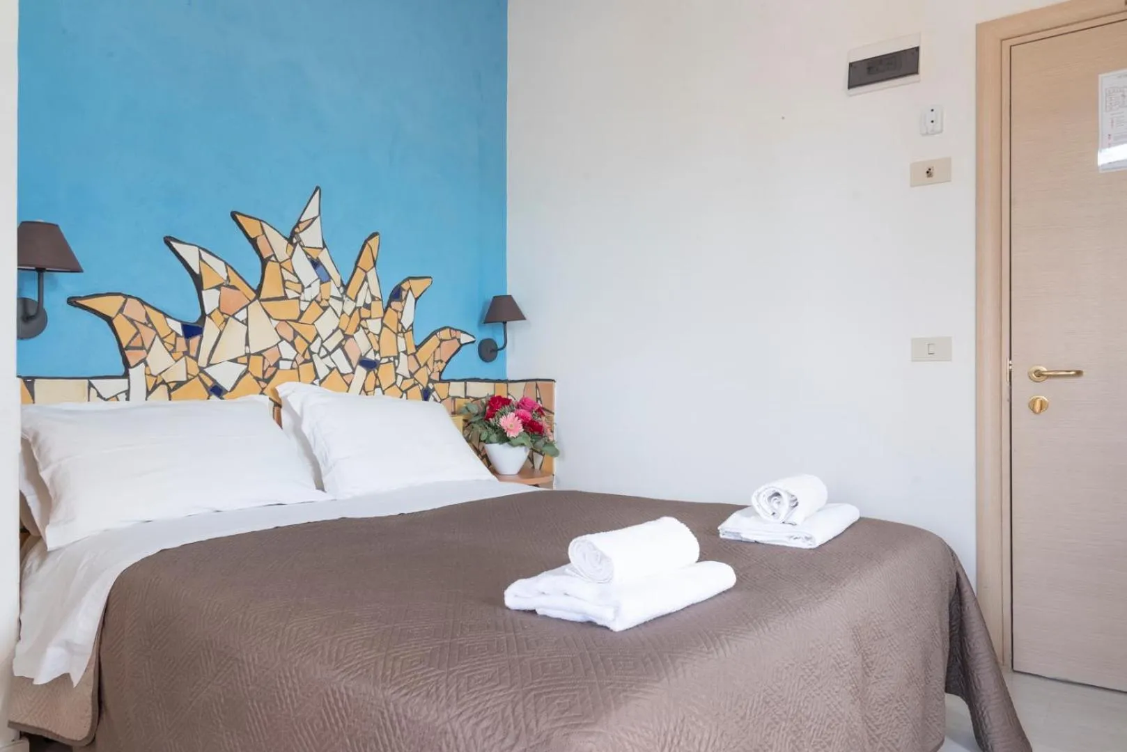 Bedroom, Bed in Hotel Giorgetti Orange