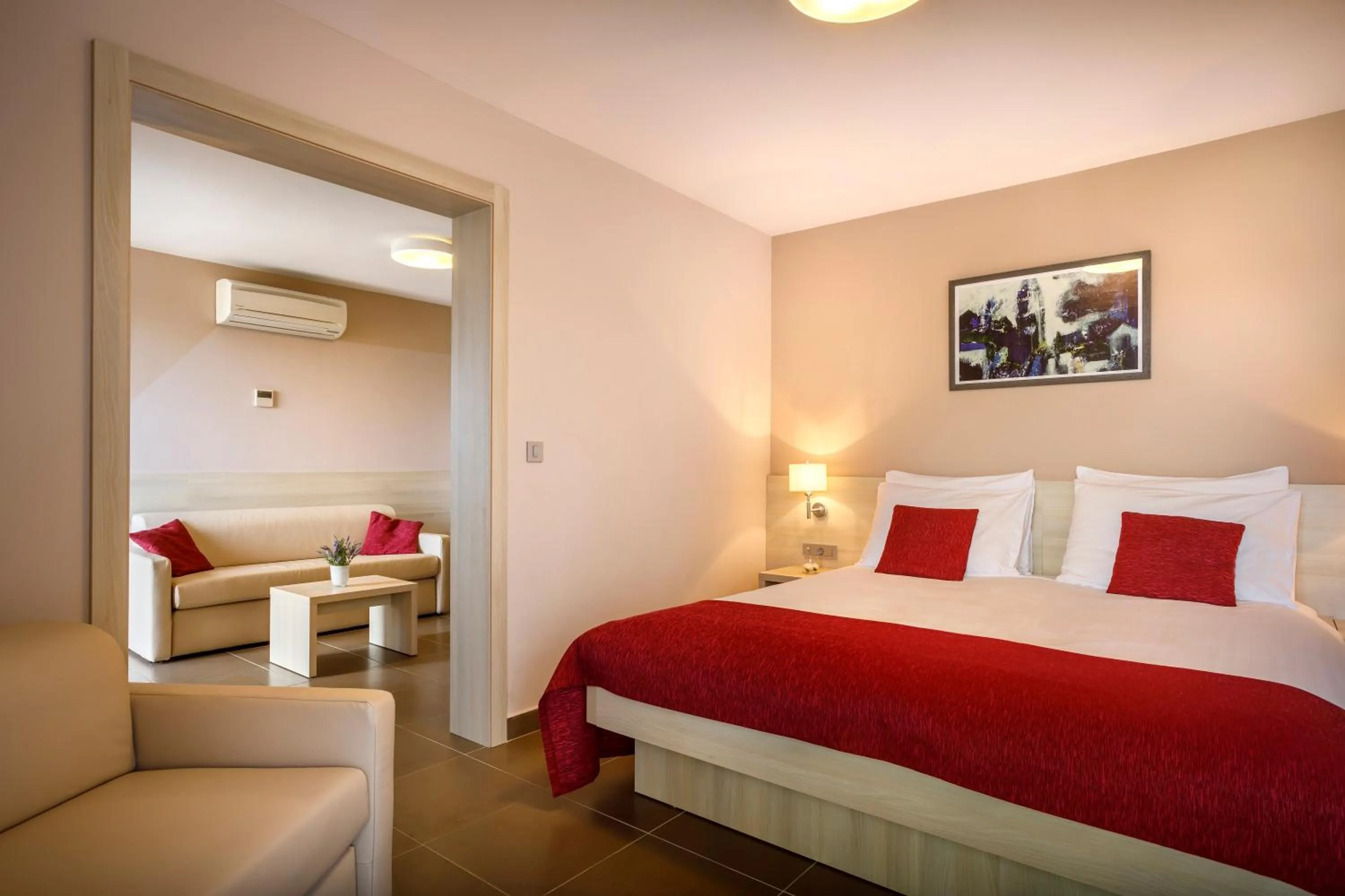 Living room, Bed in San Marino Resort