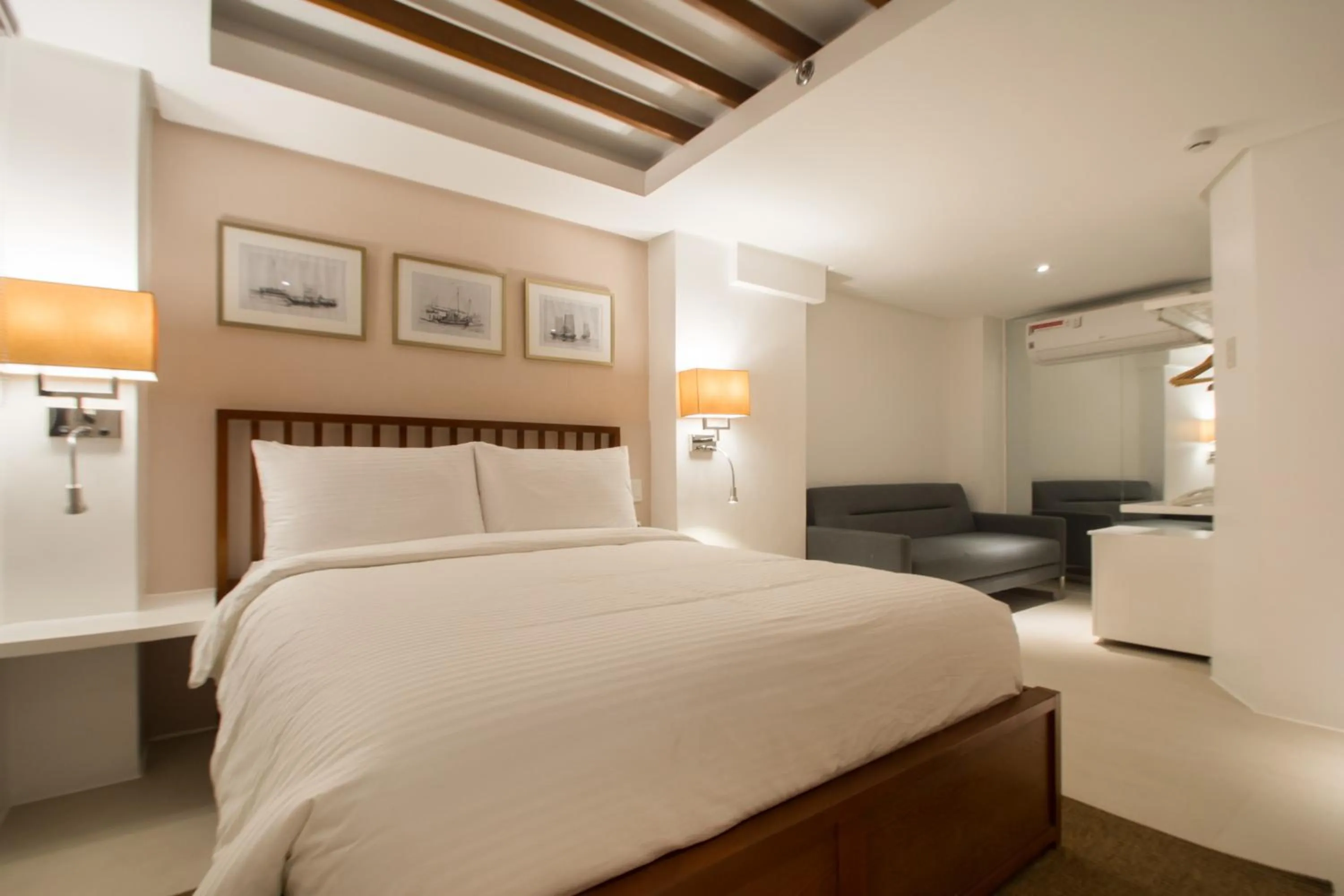 Bedroom, Bed in Signature Boracay Blue