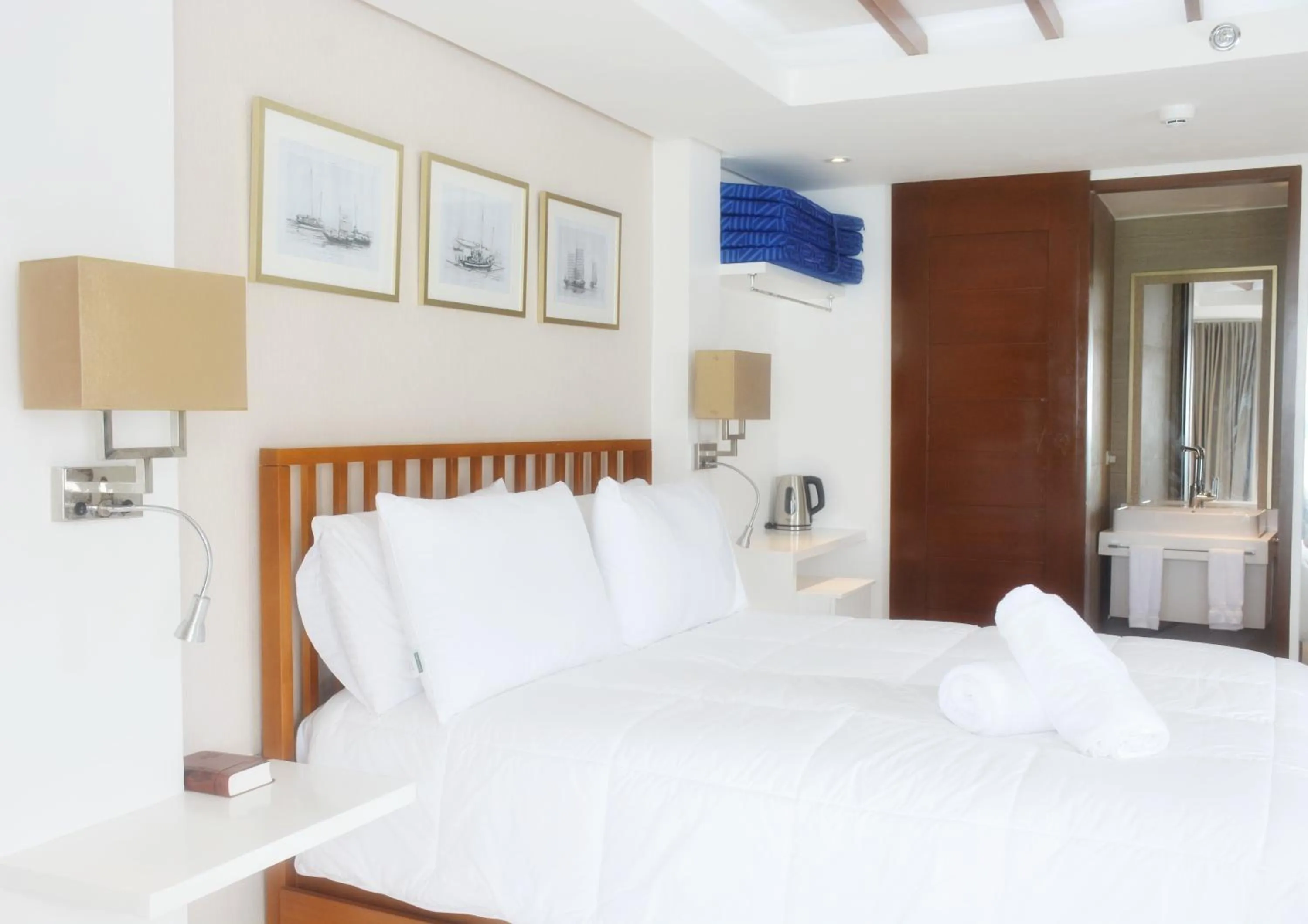 Bedroom, Bed in Signature Boracay Blue