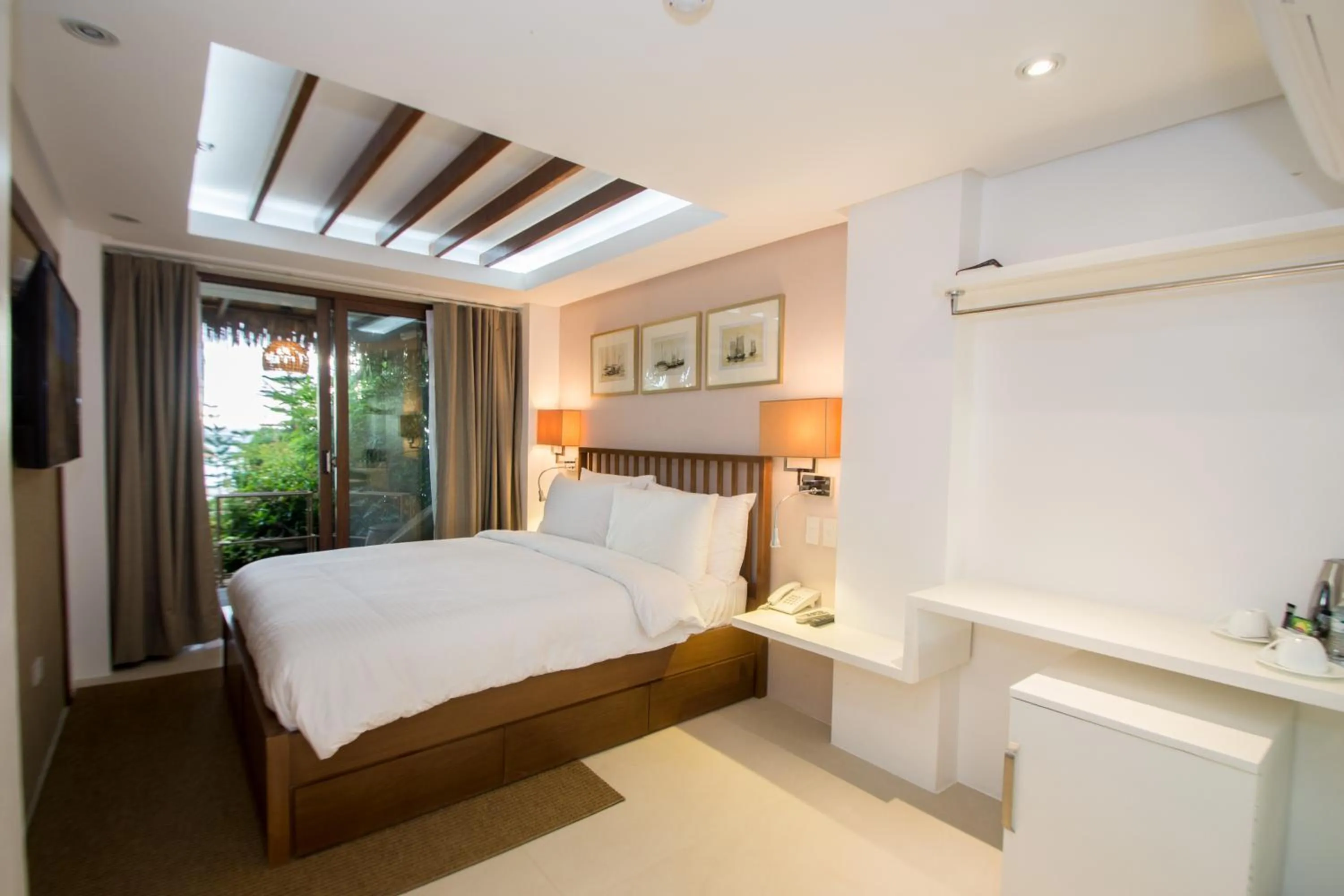 Bedroom, Bed in Signature Boracay Blue