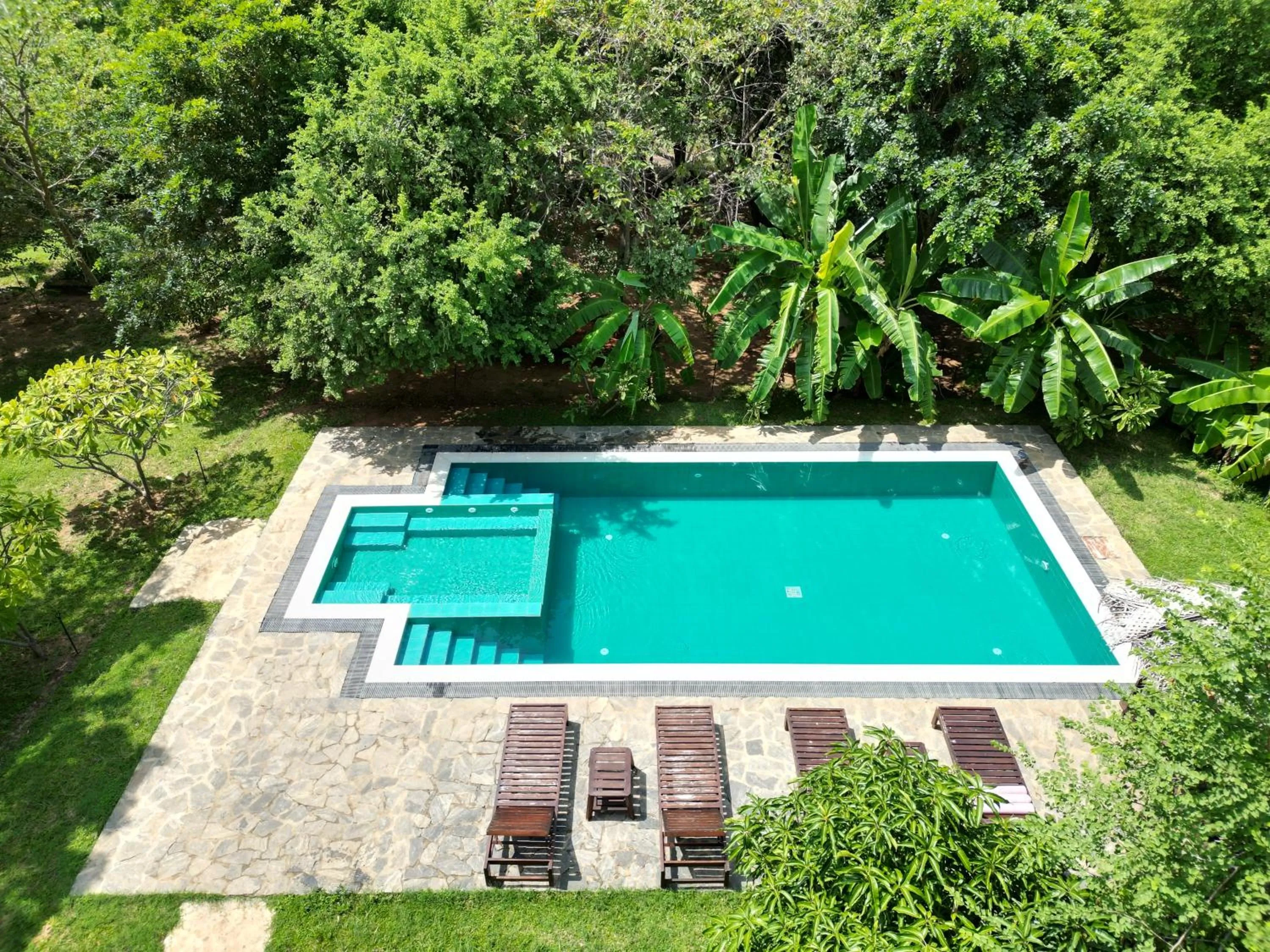 Swimming pool in Into The Wild Sigiriya
